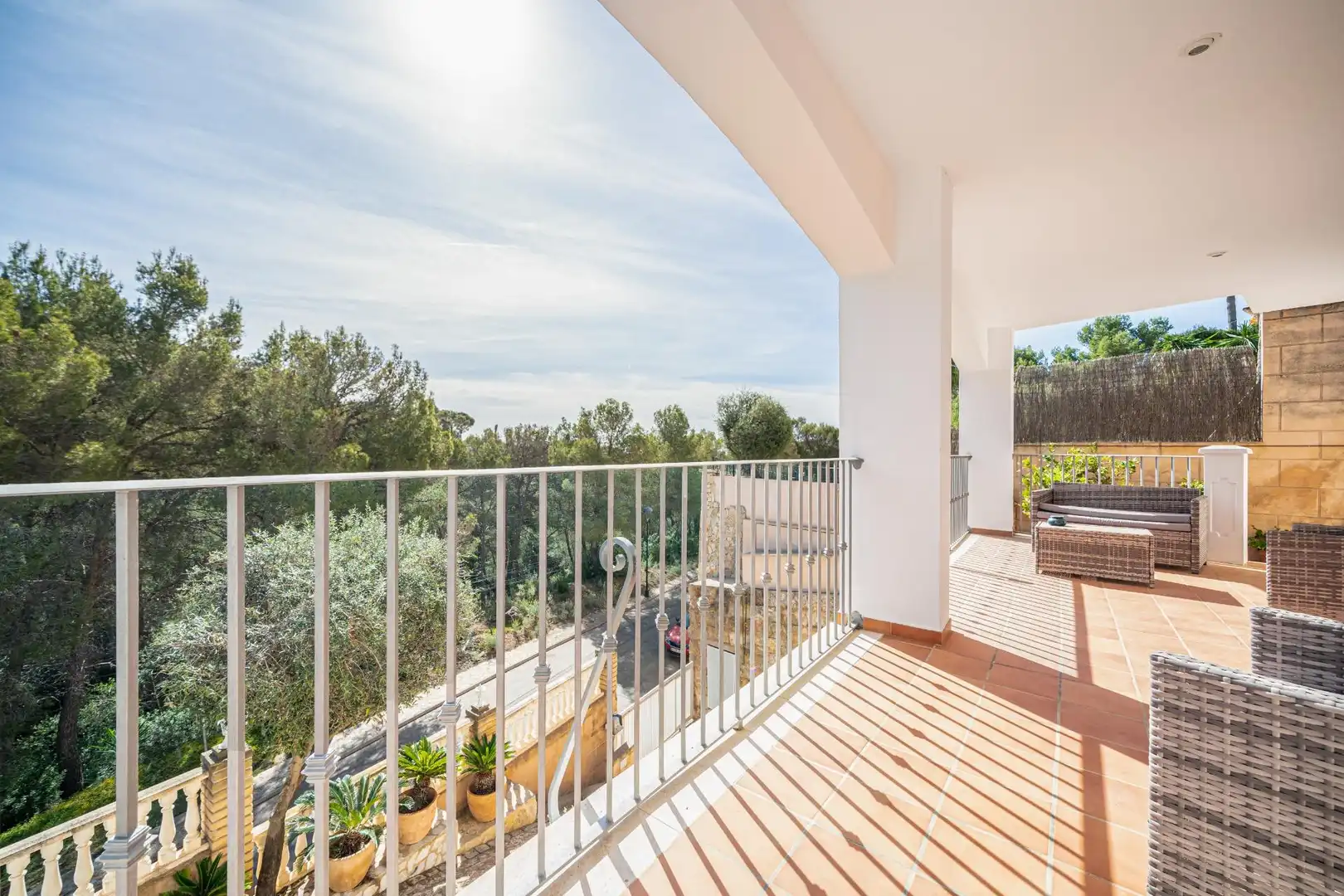 Terrassa de Casa o xalet en venda en Calvià amb Aire condicionat, Calefacció i Jardí privat