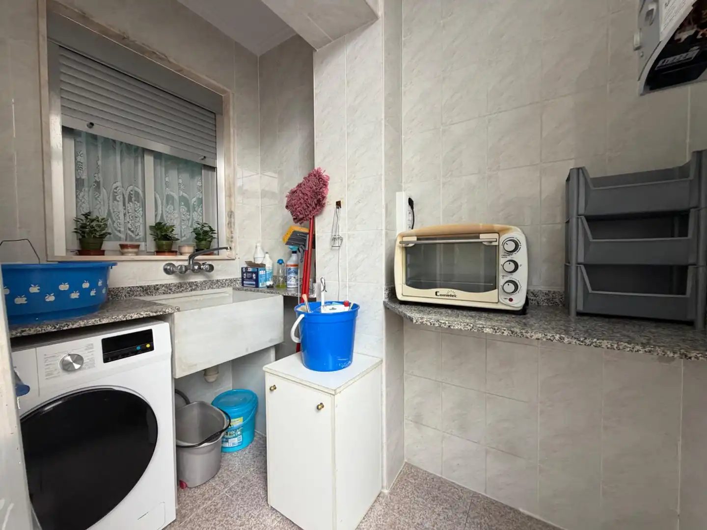 Küche von Wohnung zum Verkauf in Llíria mit Klimaanlage, Terrasse und Abstellraum