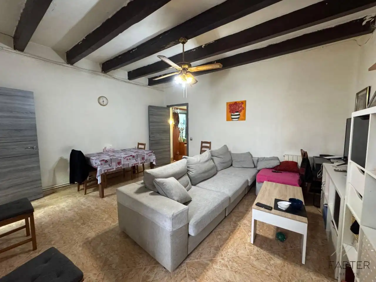 Living room of Flat for sale in Caldes de Montbui  with Air Conditioner, Heating and Terrace