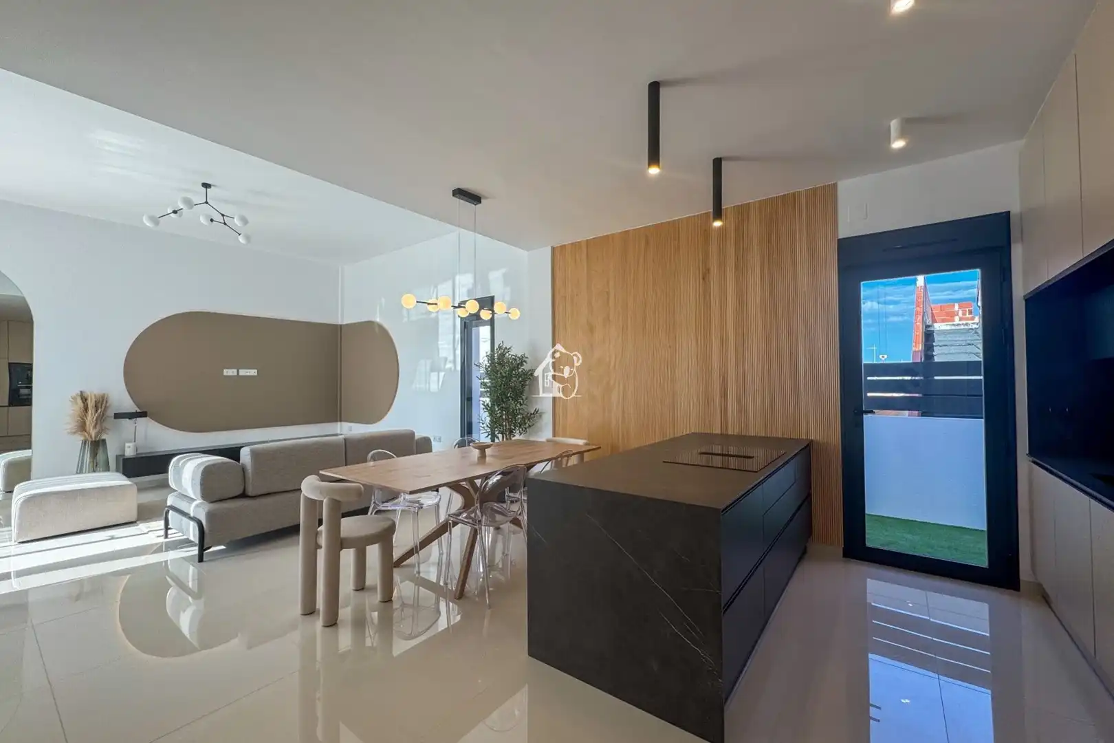 Sala de estar de Casa o chalet en venta en San Miguel de Salinas con Aire acondicionado, Jardín privado y Terraza