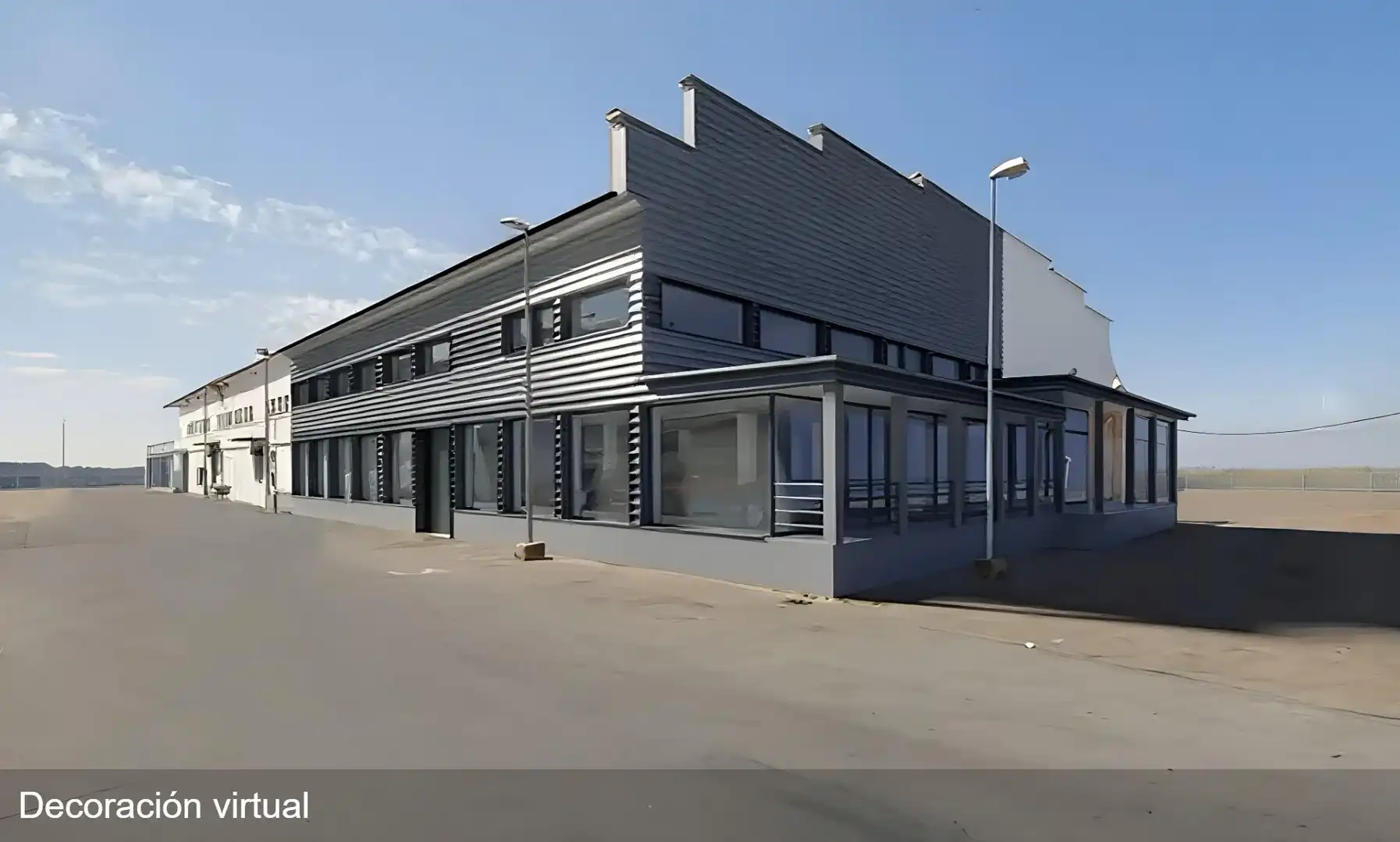 Vista exterior de Nau industrial en venda en Badajoz