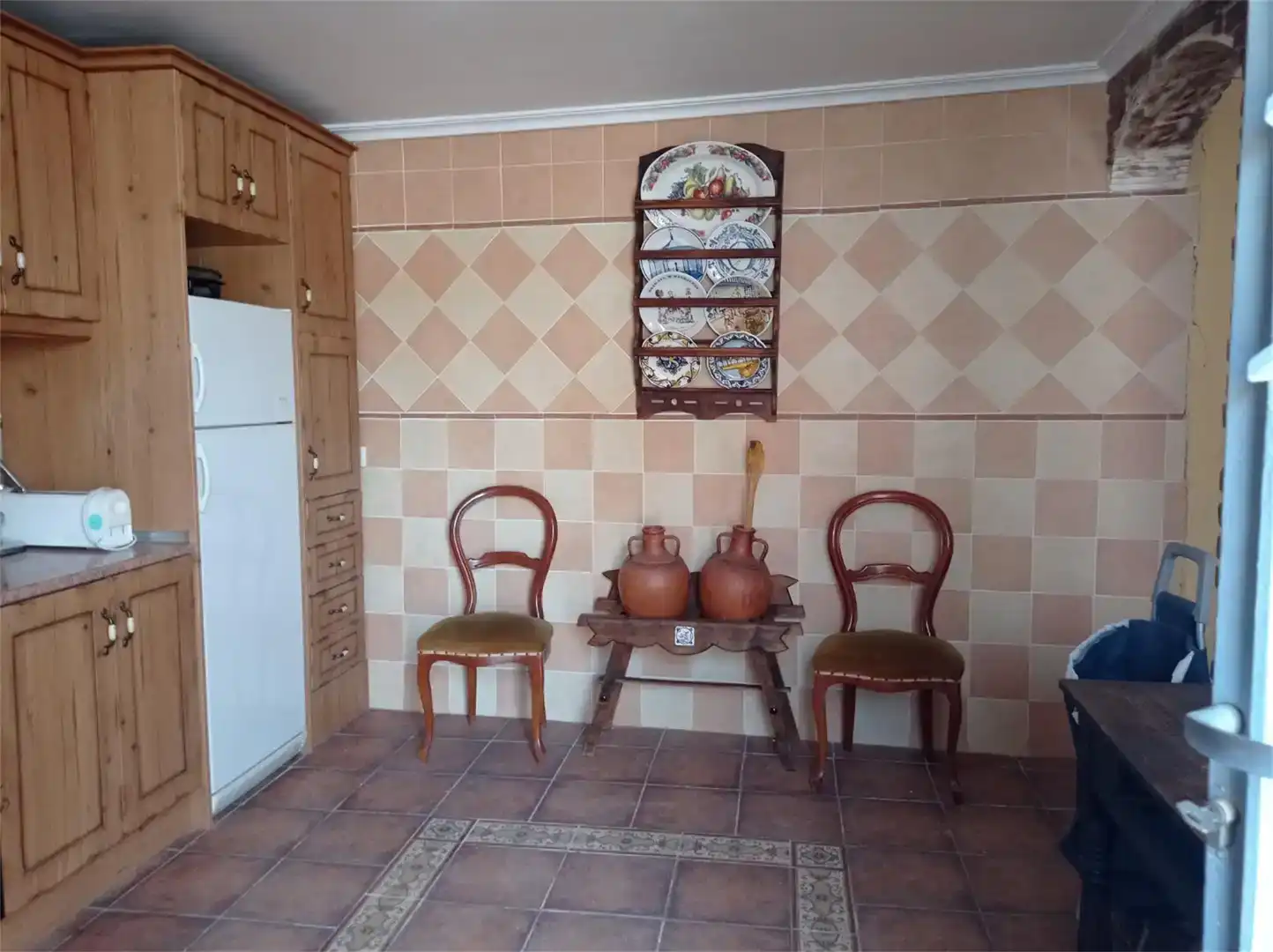 Cuina de Casa adosada en venda en Tobarra amb Balcó