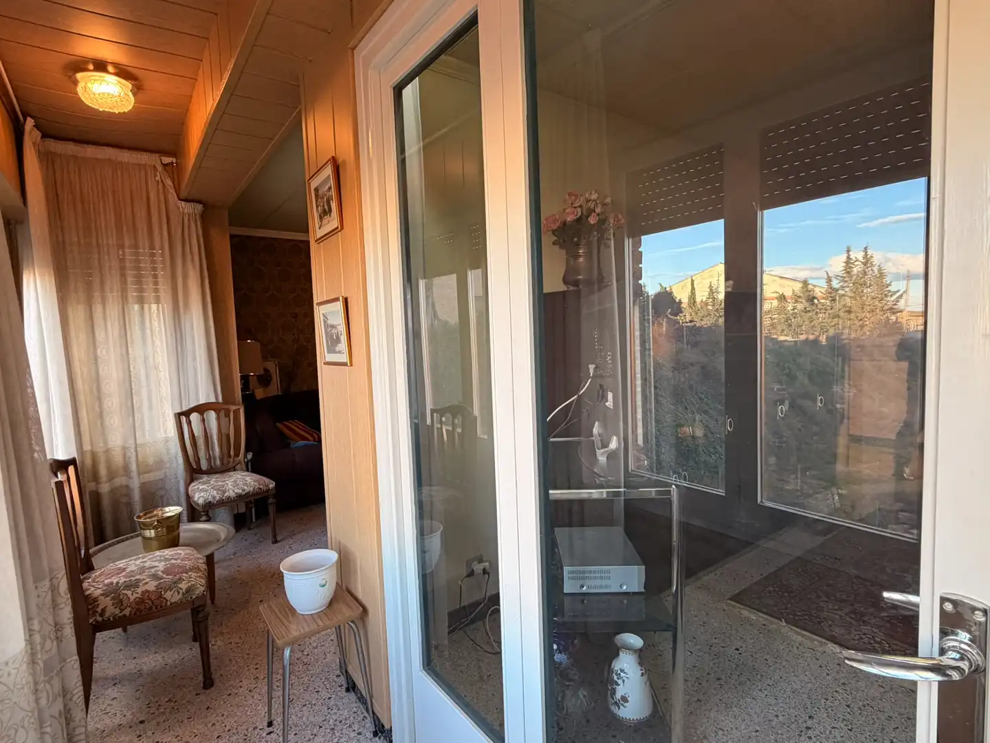 Terrassa de Casa o xalet en venda en Arbeca amb Calefacció, Jardí privat i Piscina