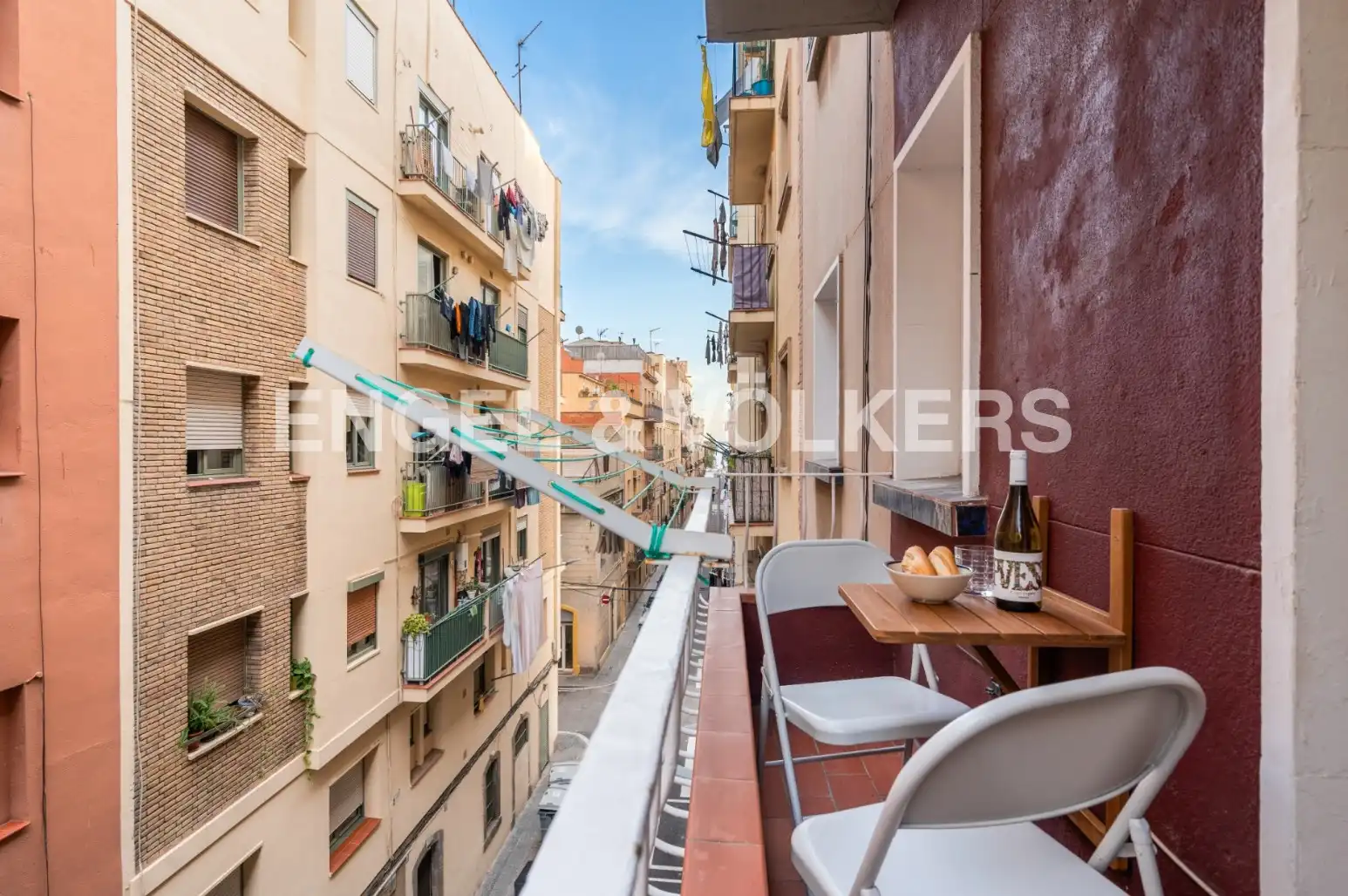 Terrasse von Wohnung zur Miete in Barcelona mit Klimaanlage, Heizung und Parkett