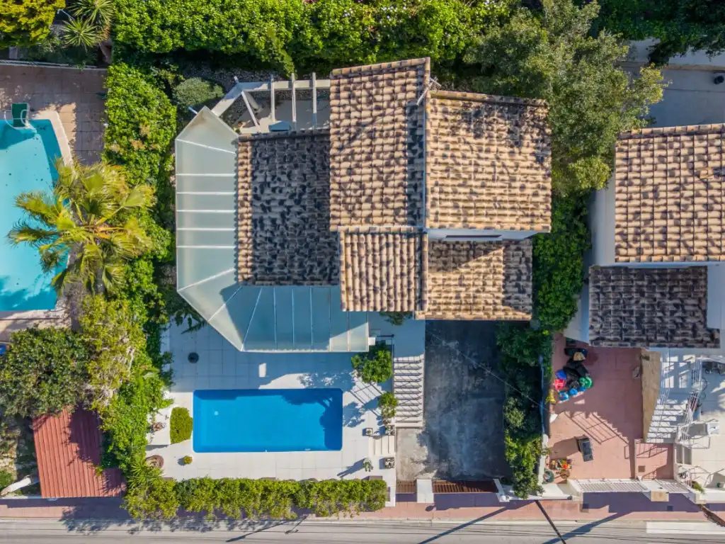 Exterior view of Houses for sale in El Campello  with Air Conditioner, Private garden and Terrace