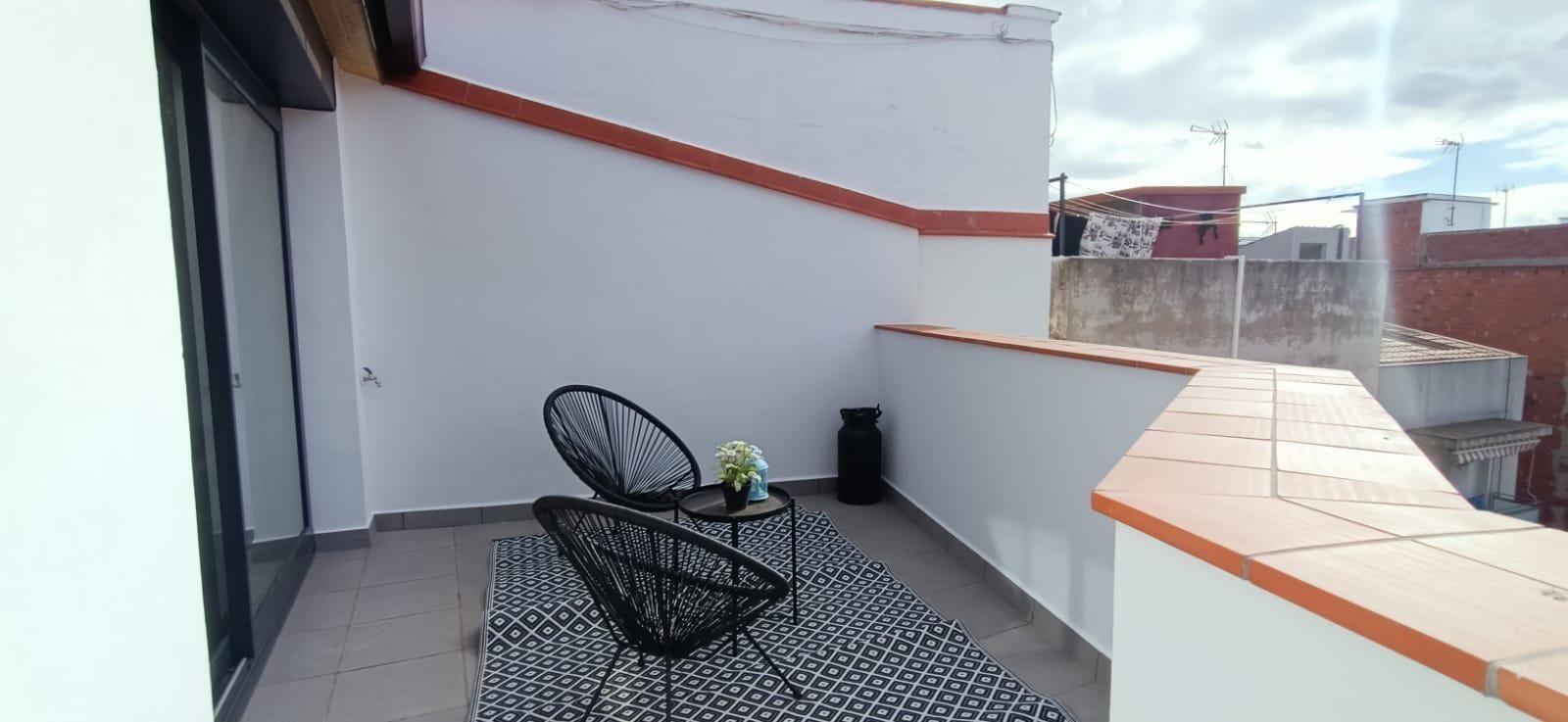Terrace of Duplex for sale in Cornellà de Llobregat  with Air Conditioner, Heating and Parquet flooring