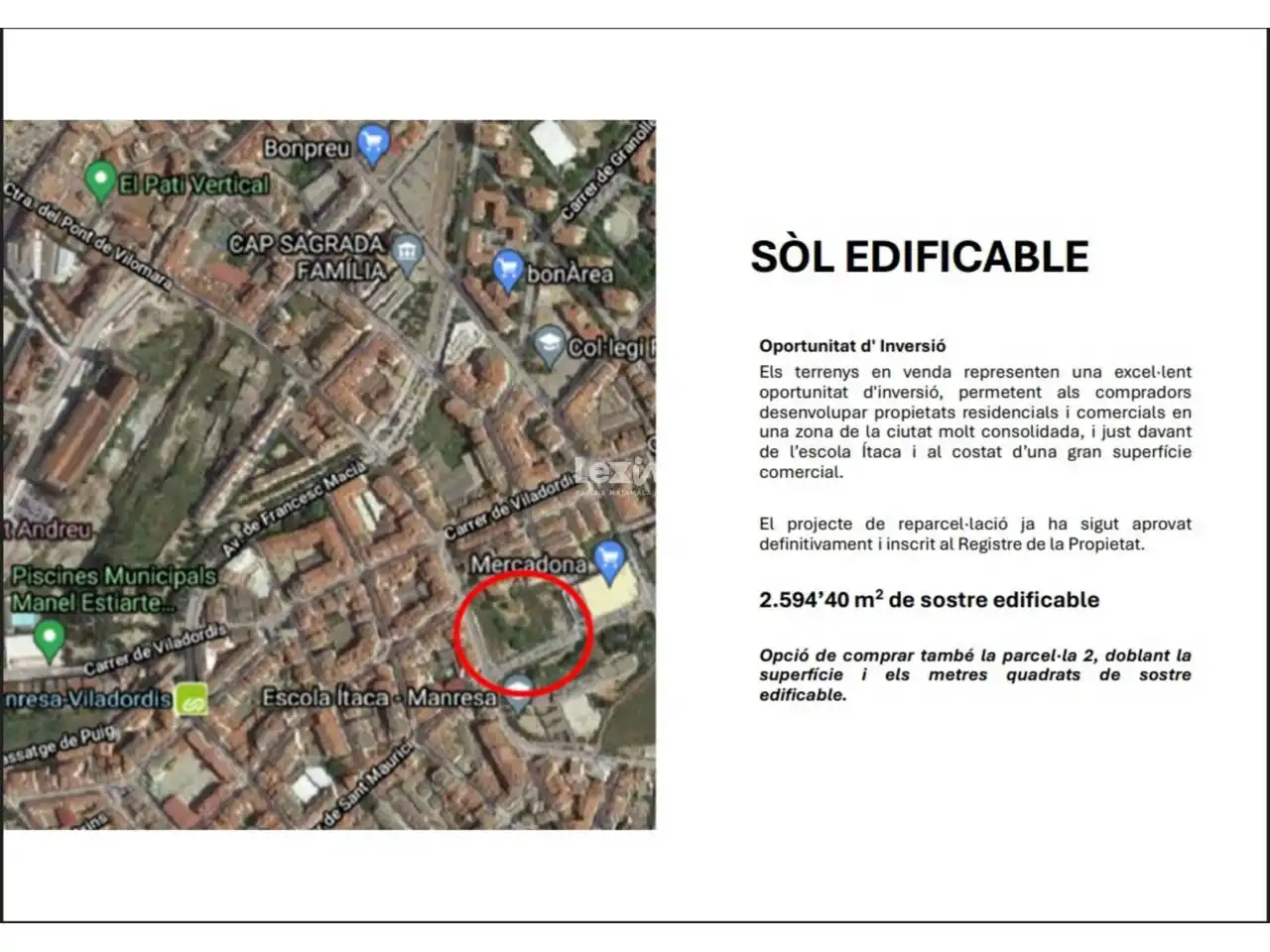 Industrial land for sale in Manresa