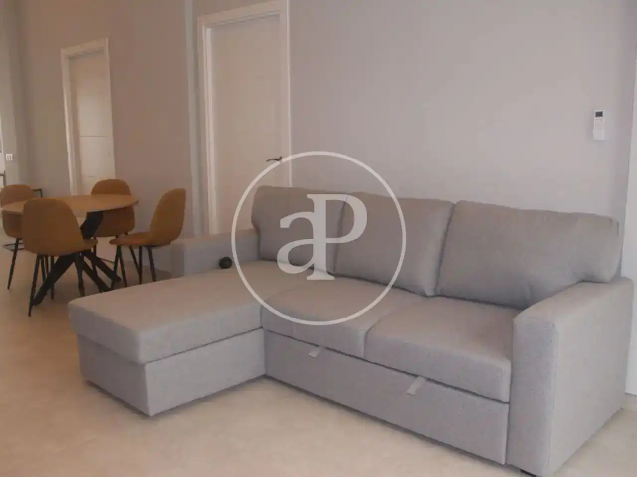 Living room of Flat for rent in Valencia  with Air Conditioner, Heating and Terrace