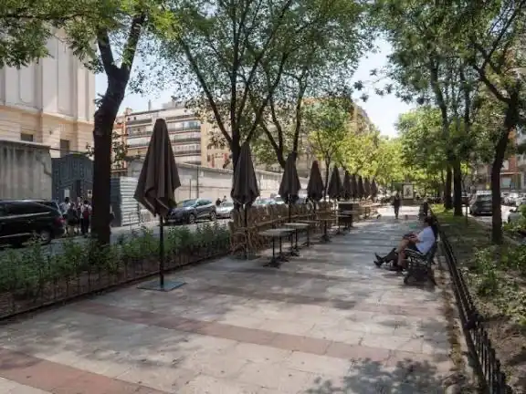 Exterior view of Flat for sale in Madrid  with Air Conditioner, Heating and Furnished
