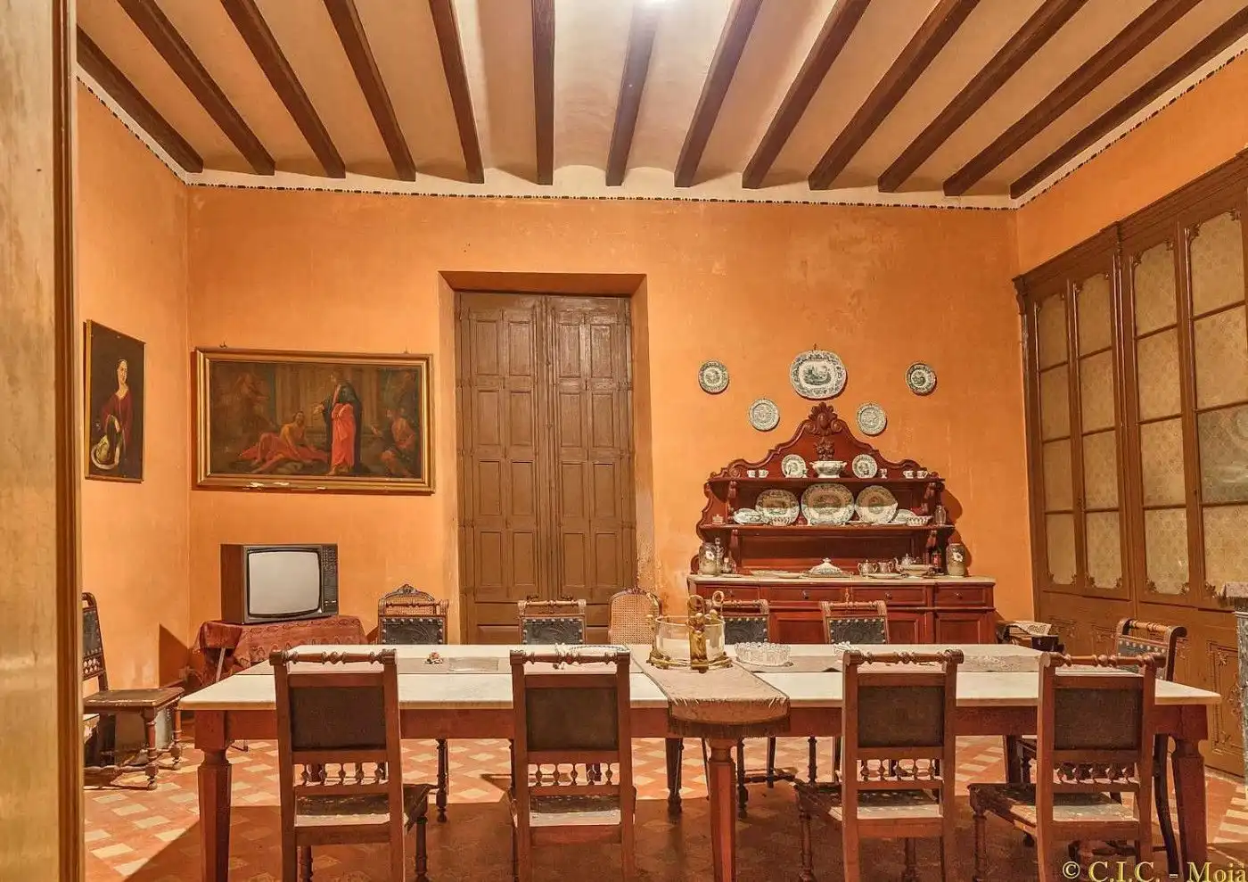 Dining room of Houses for sale in Castellterçol  with Storage room, Swimming Pool and Furnished