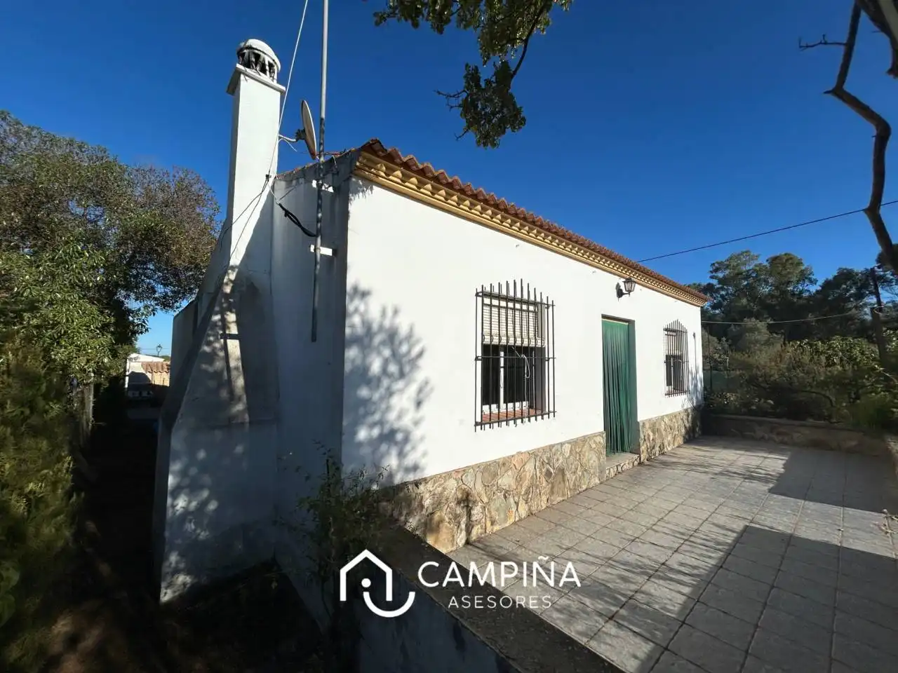 Vista exterior de Finca rústica en venta en Trigueros con Aire acondicionado, Terraza y Piscina
