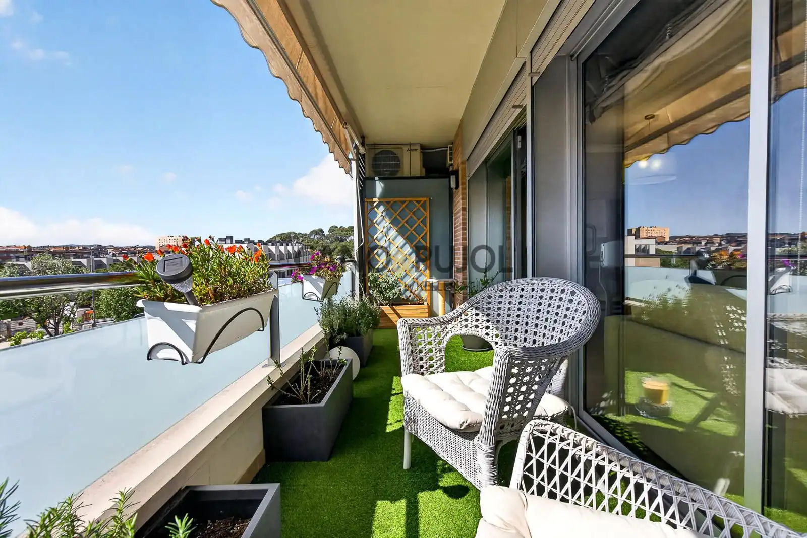 Terrasse von Wohnung zum Verkauf in Rubí mit Klimaanlage, Heizung und Terrasse