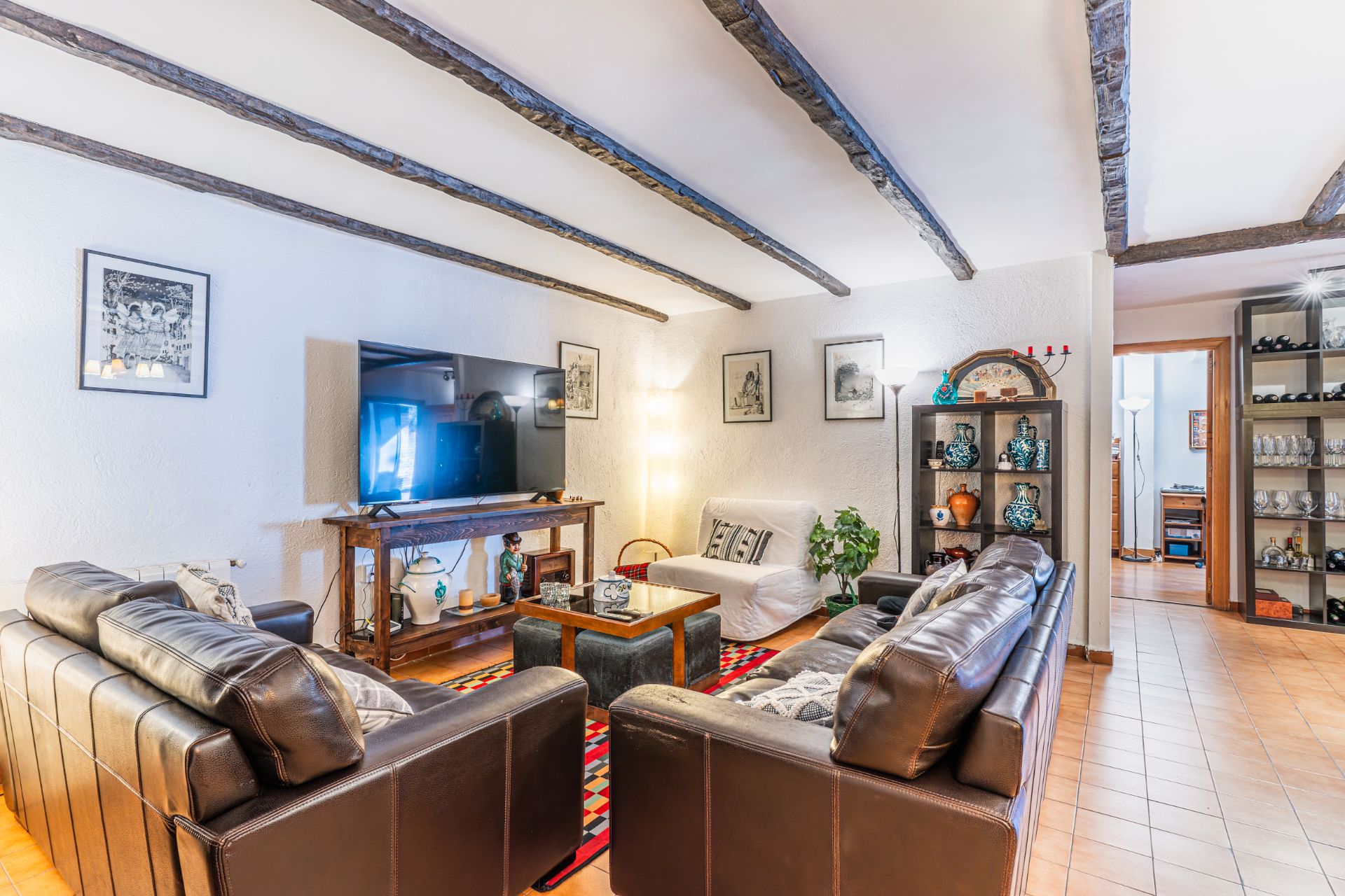 Living room of Single-family semi-detached for sale in Las Rozas de Madrid  with Air Conditioner, Heating and Private garden
