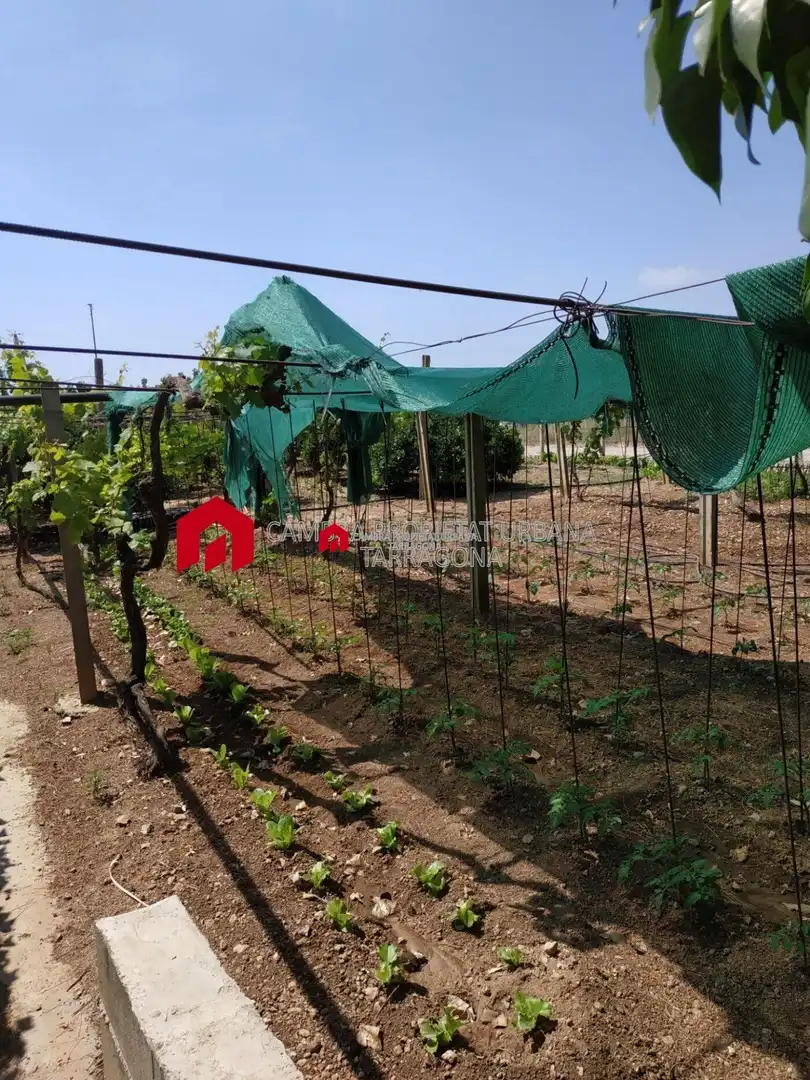 Garden of Country homes for sale in L'Aldea  with Air Conditioner, Heating and Private garden