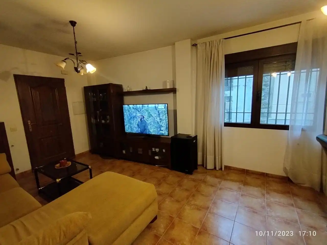 Sala de estar de Finca rústica en venta en Cabezabellosa con Terraza