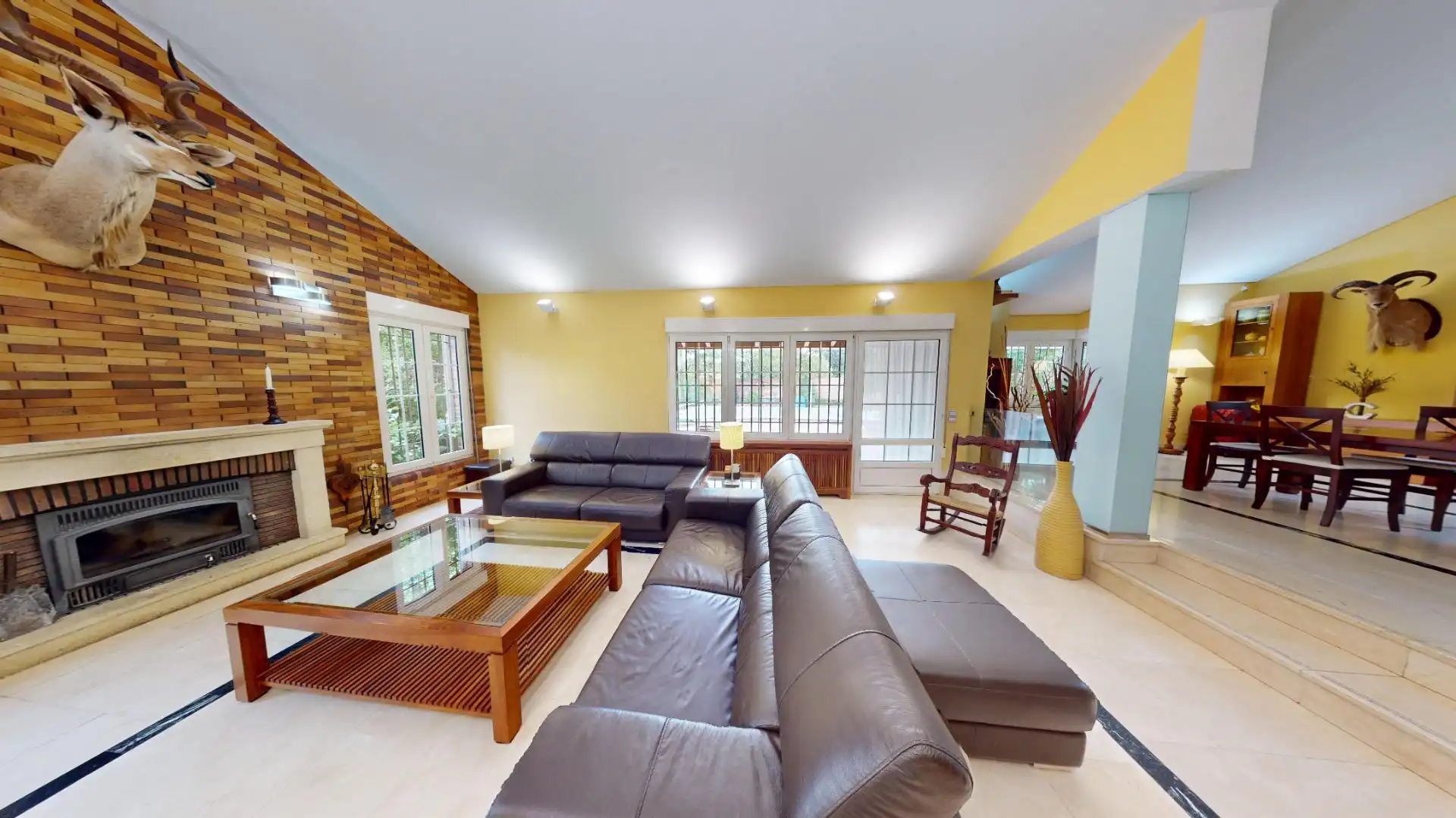 Sala de estar de Casa o chalet en venta en Pedrezuela con Calefacción, Jardín privado y Terraza