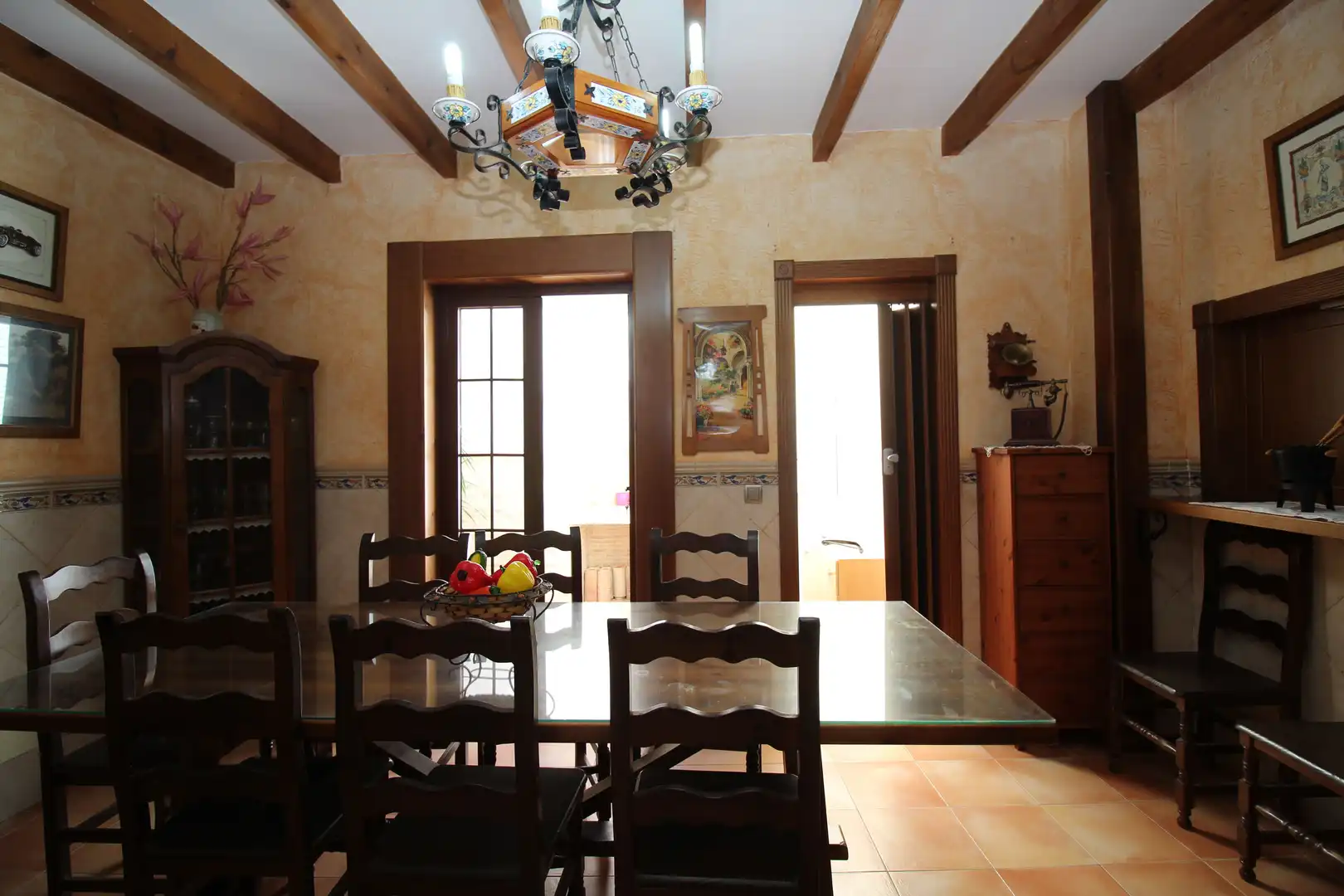 Comedor de Finca rústica en venta en Cartagena con Aire acondicionado, Jardín privado y Terraza