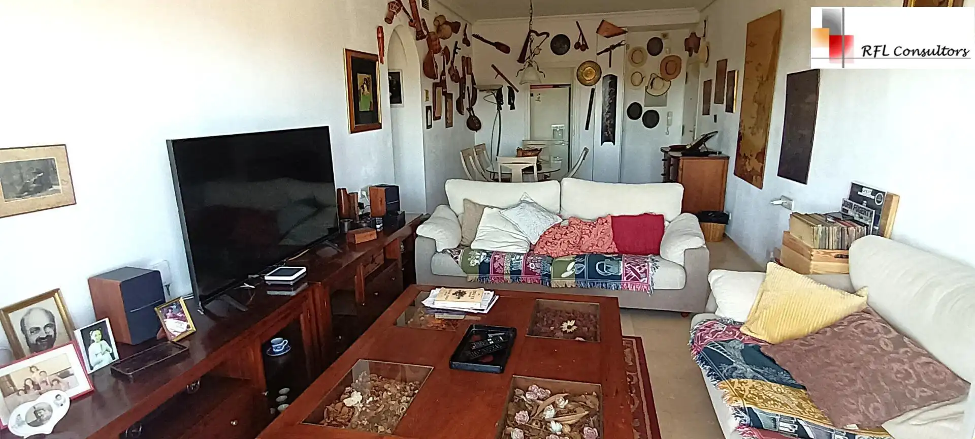Wohnzimmer von Wohnungen zum Verkauf in Torreblanca mit Klimaanlage, Terrasse und Abstellraum