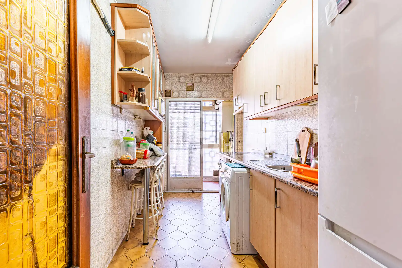 Kitchen of Flat for sale in Madrid  with Heating and Balcony