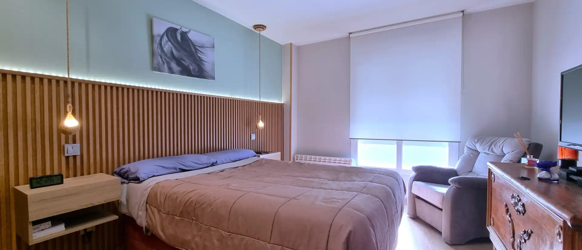 Bedroom of Flat for sale in Navalafuente  with Air Conditioner, Heating and Furnished