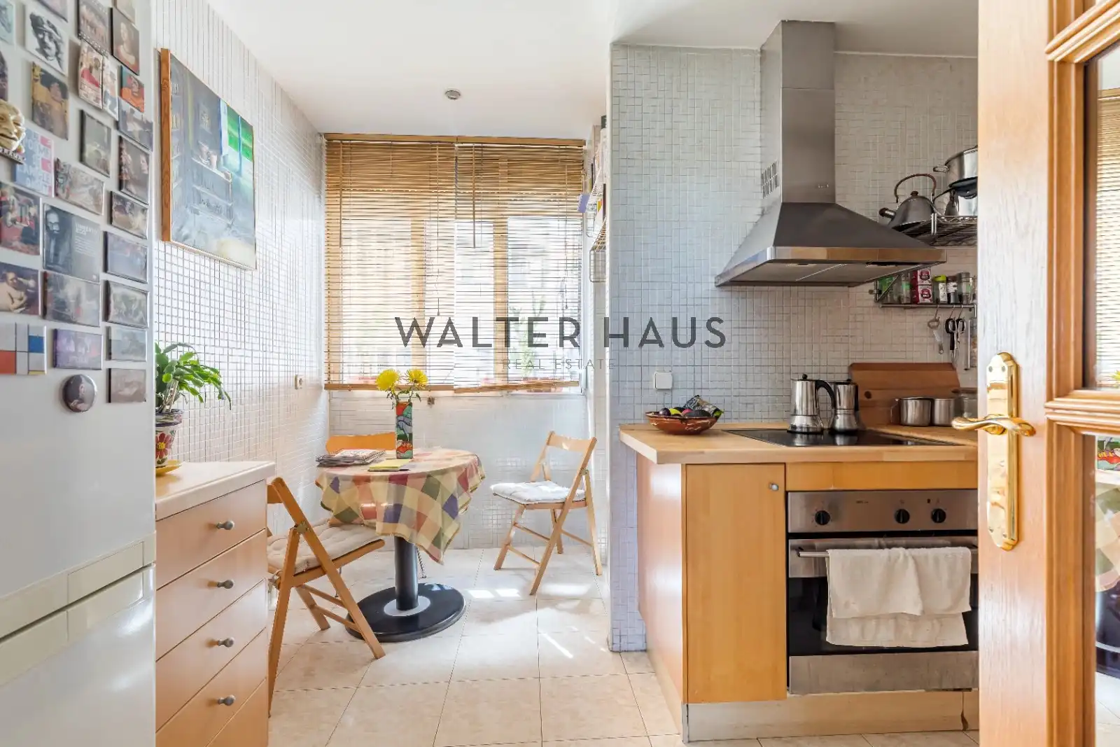 Kitchen of Flat for sale in Madrid  with Air Conditioner, Heating and Storage room