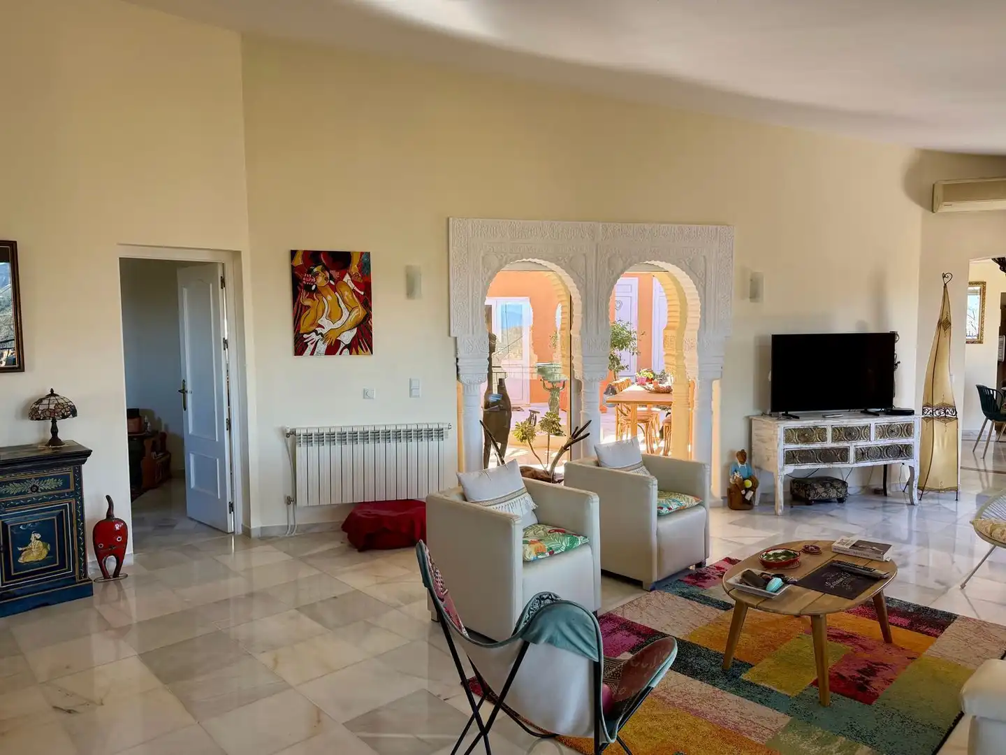 Sala d'estar de Casa o xalet en venda en Turre amb Aire condicionat, Terrassa i Traster