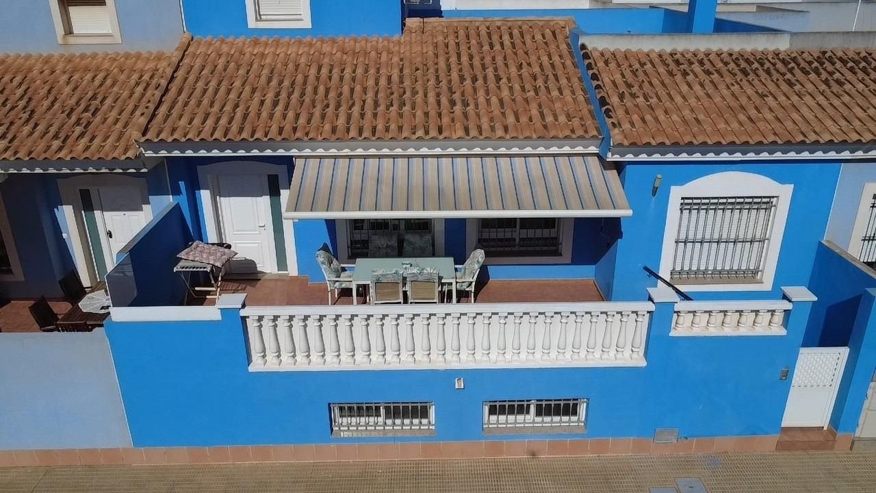 Exterior view of Single-family semi-detached for sale in Cartagena  with Air Conditioner, Private garden and Terrace