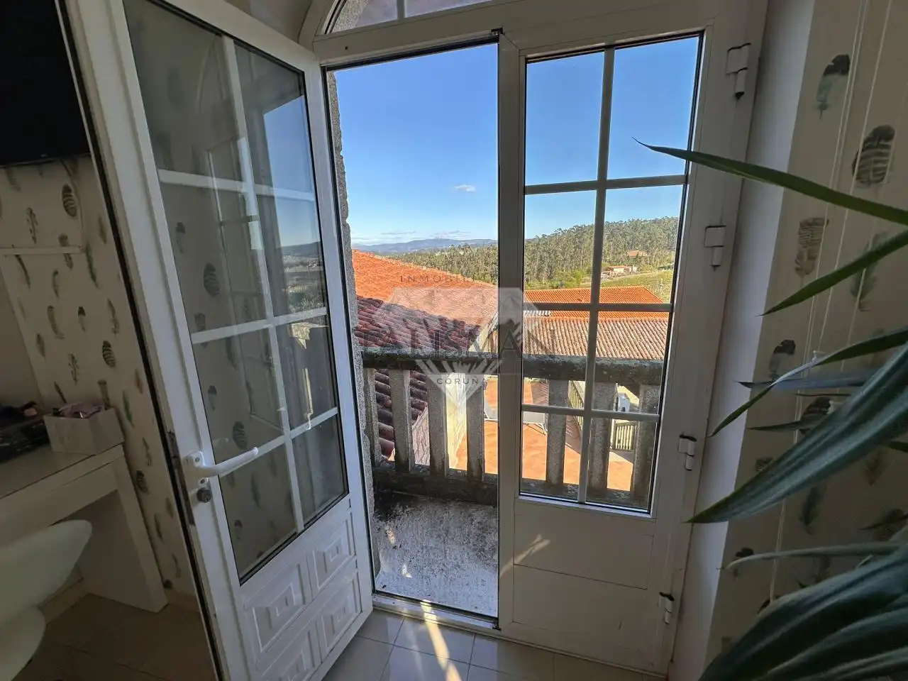 Balcony of Houses for sale in Vilanova de Arousa  with Heating, Private garden and Terrace