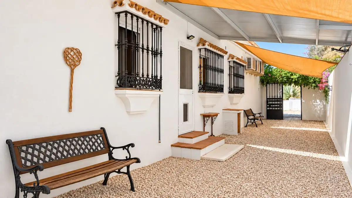 Terrassa de Casa o xalet en venda en Colmenar amb Aire condicionat, Jardí privat i Terrassa
