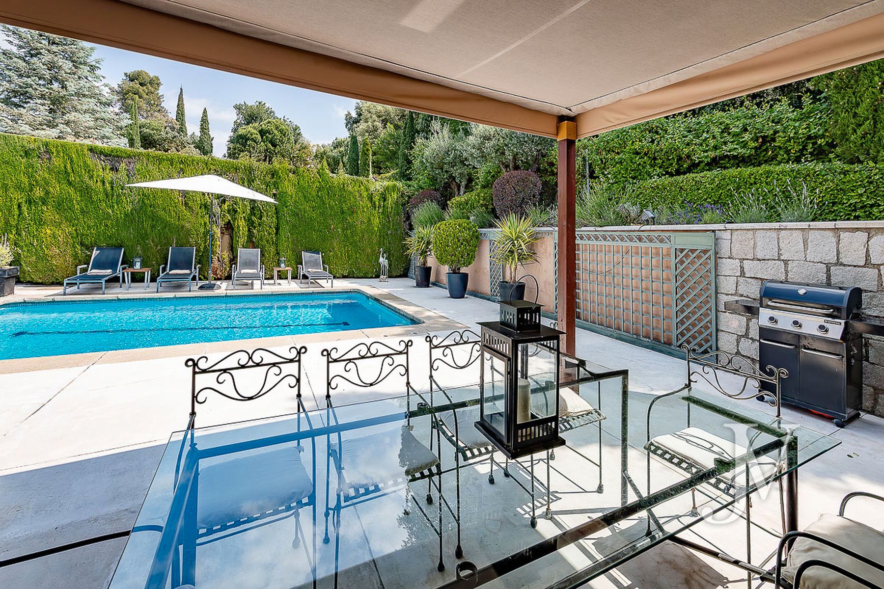 Terrace of Single-family semi-detached for sale in  Madrid Capital  with Air Conditioner, Heating and Private garden
