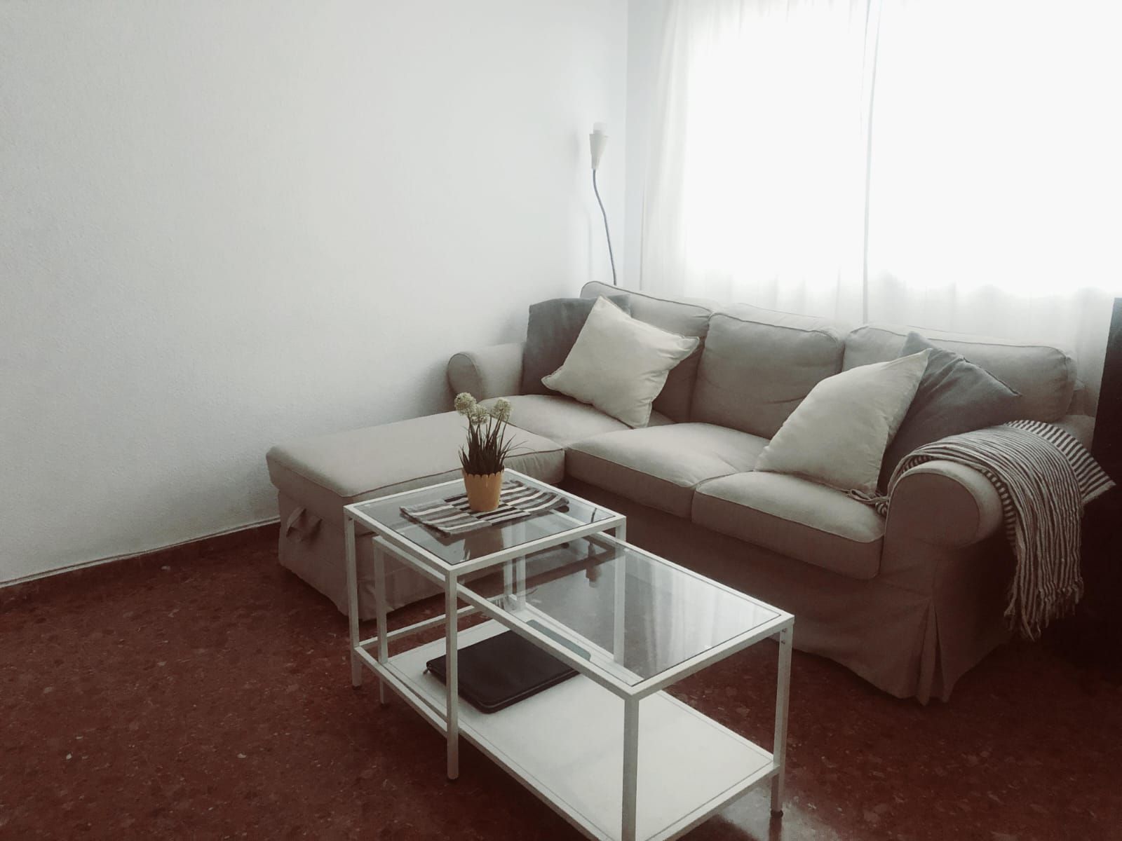 Living room of Apartment to rent in  Valencia Capital  with Air Conditioner and Heating