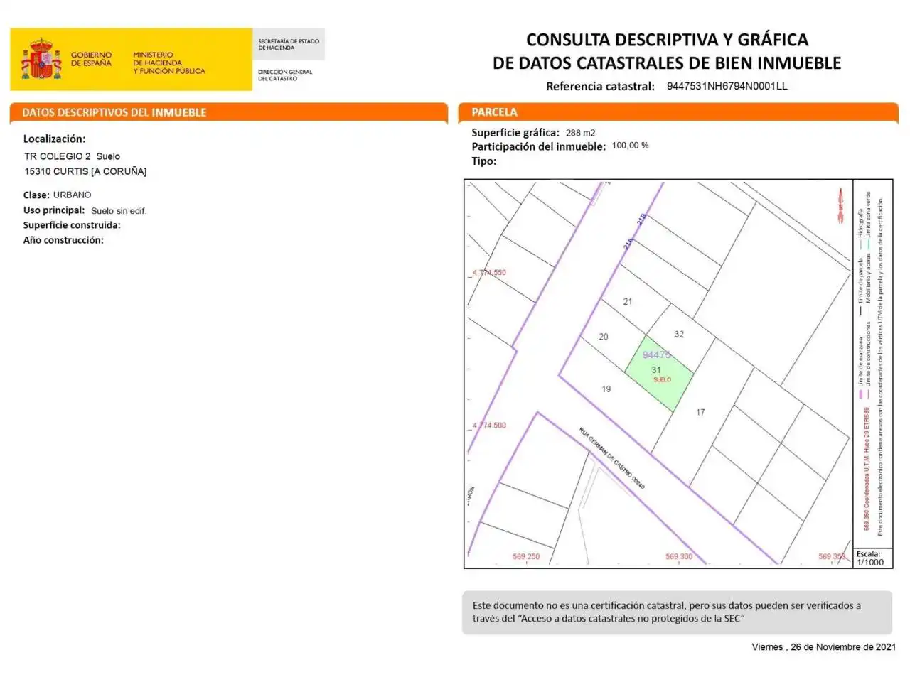 Terrenys i solars en venda a Rúa Manuel Ángel Terrón 23, imagen 4