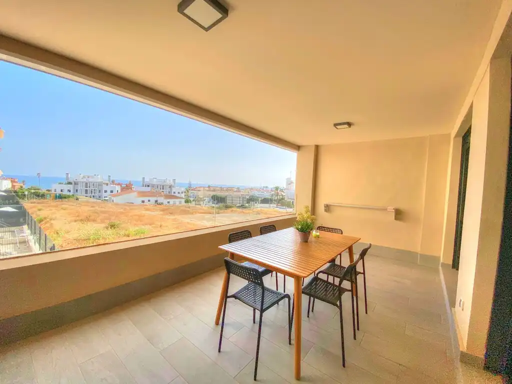 Terrasse von Wohnungen zur Miete in Vélez-Málaga mit Möbliert und Gemeinschaftspool