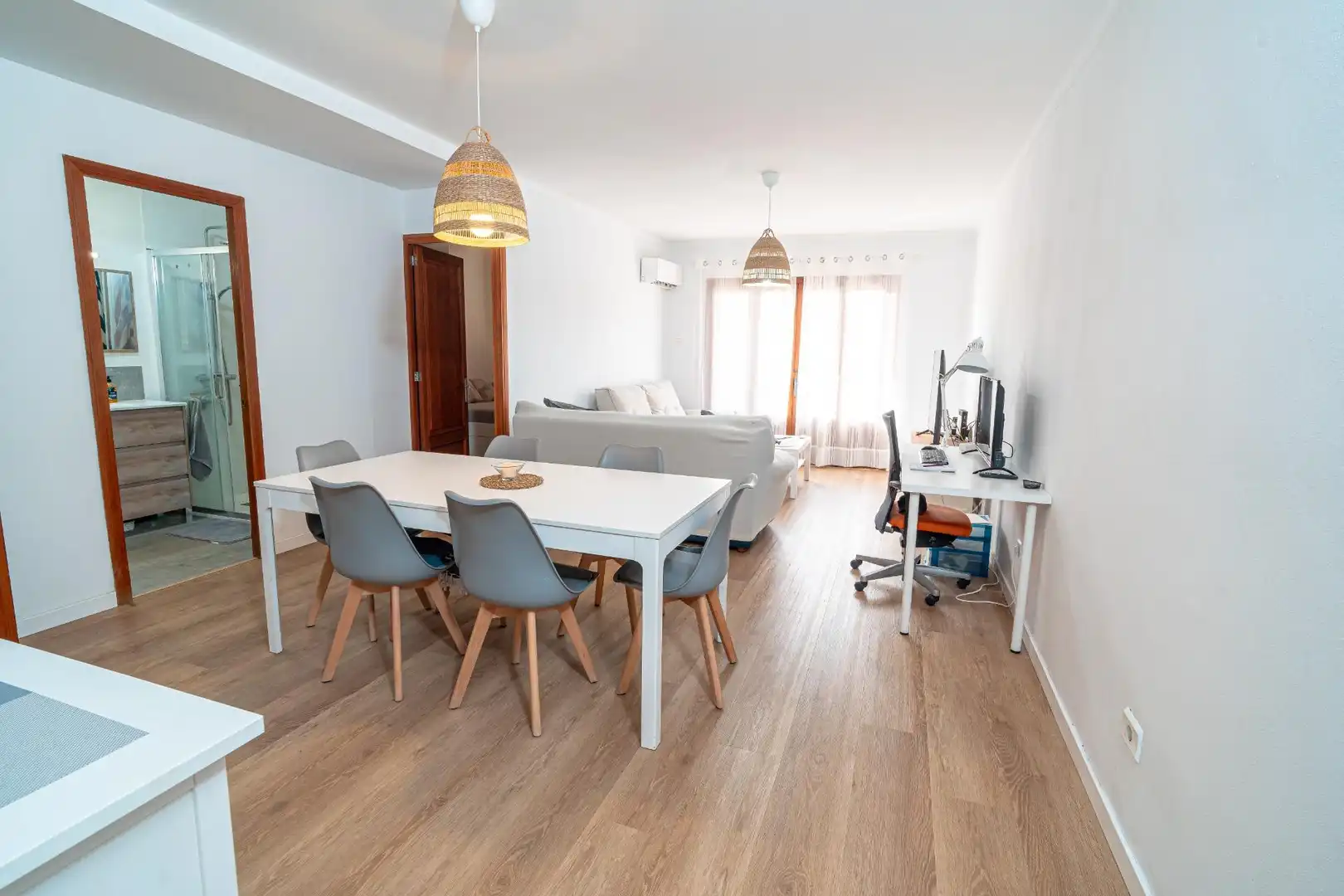 Sala d'estar de Apartament en venda en Manacor amb Aire condicionat, Moblat i Balcó