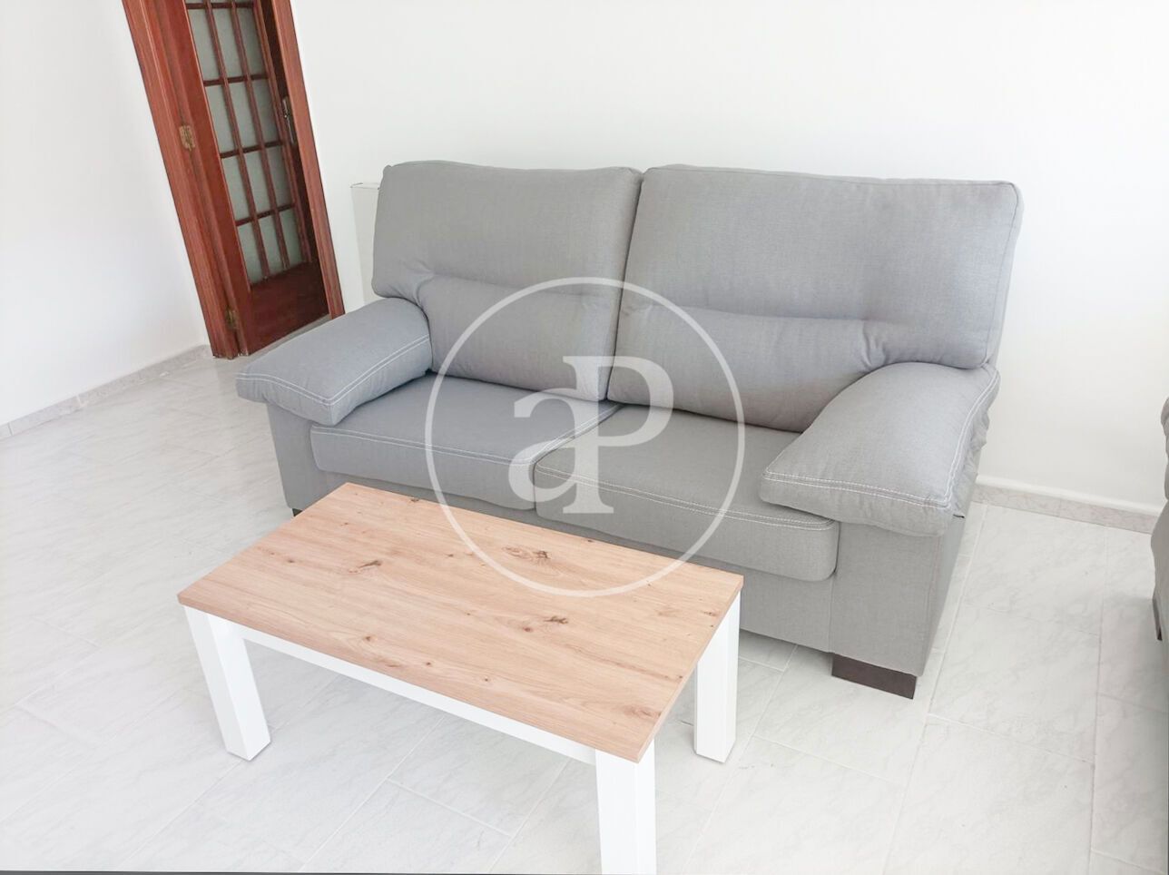 Sala d'estar de Pis en venda en  Valencia Capital amb Calefacció, Moblat i Balcó