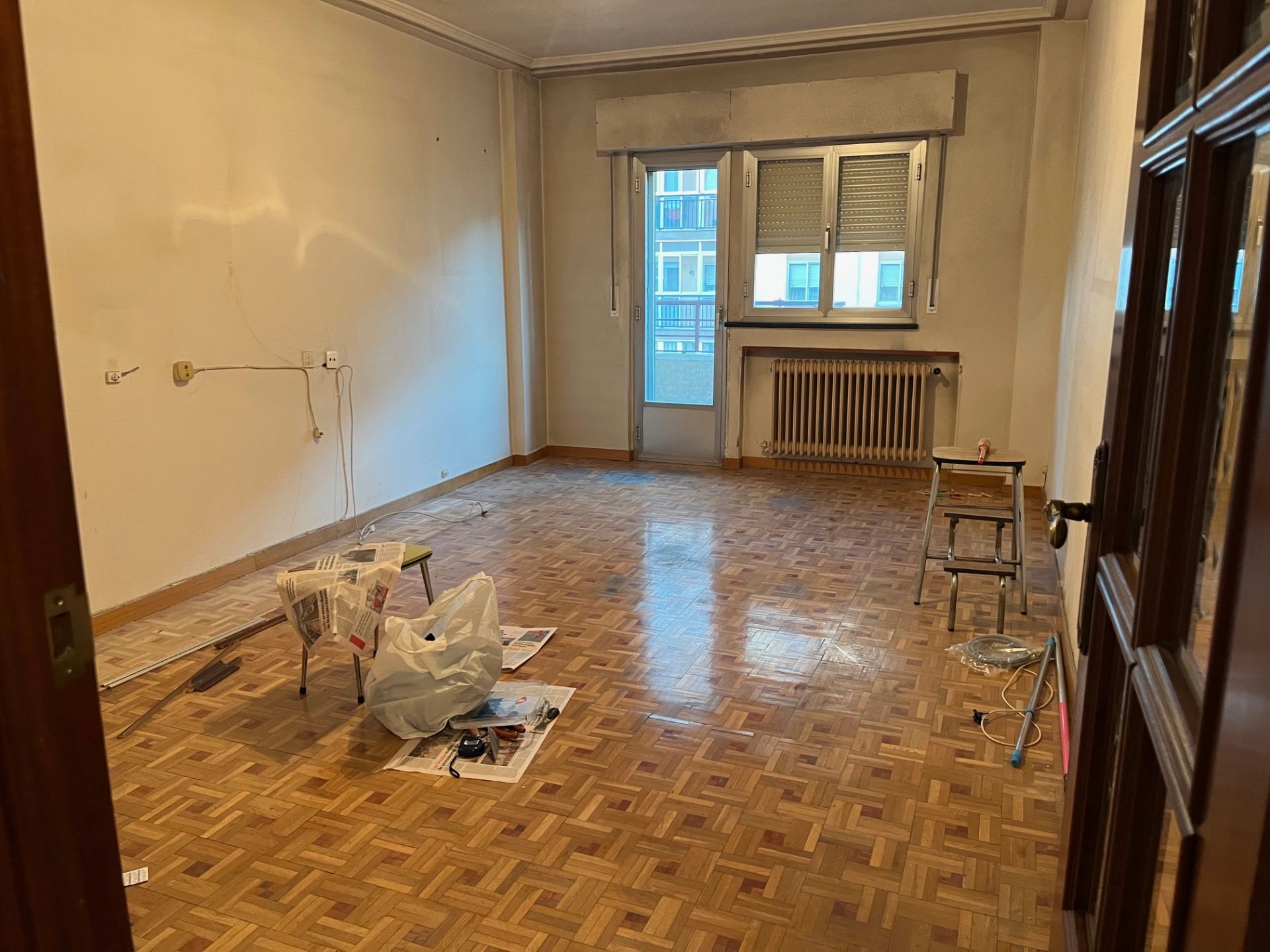 Living room of Flat for sale in Salamanca Capital  with Heating, Terrace and Balcony