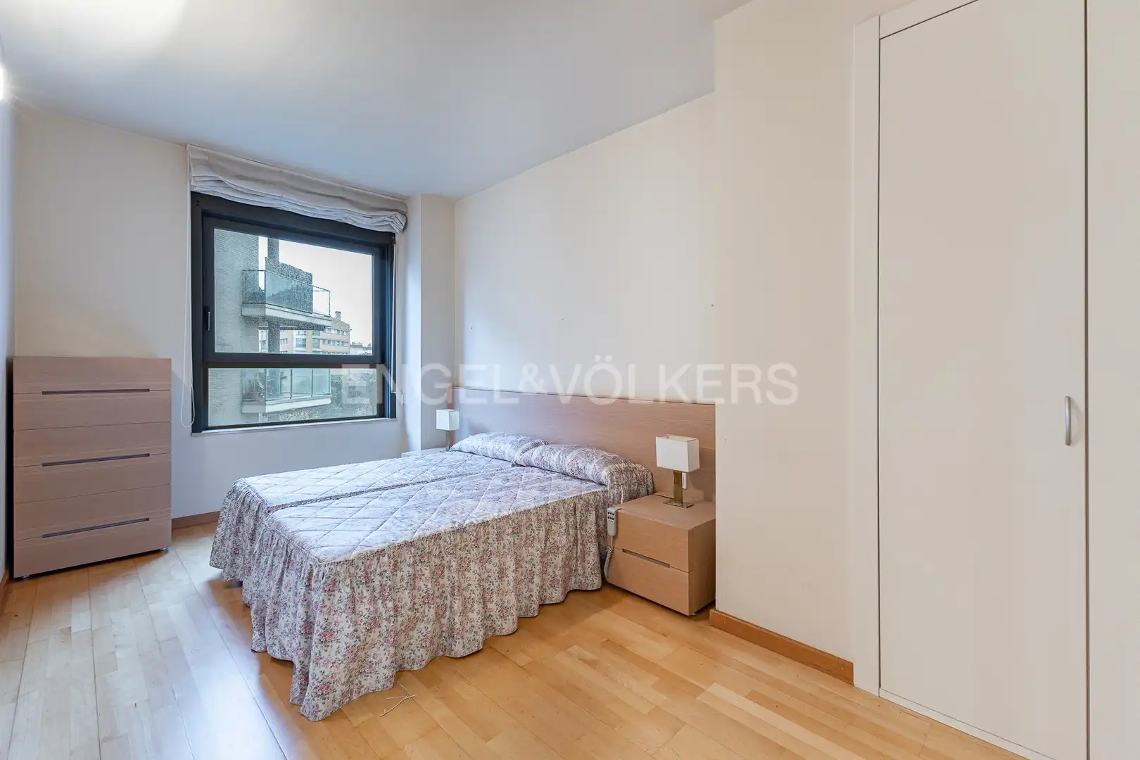 Schlafzimmer von Wohnung zur Miete in Barcelona mit Klimaanlage, Heizung und Parkett