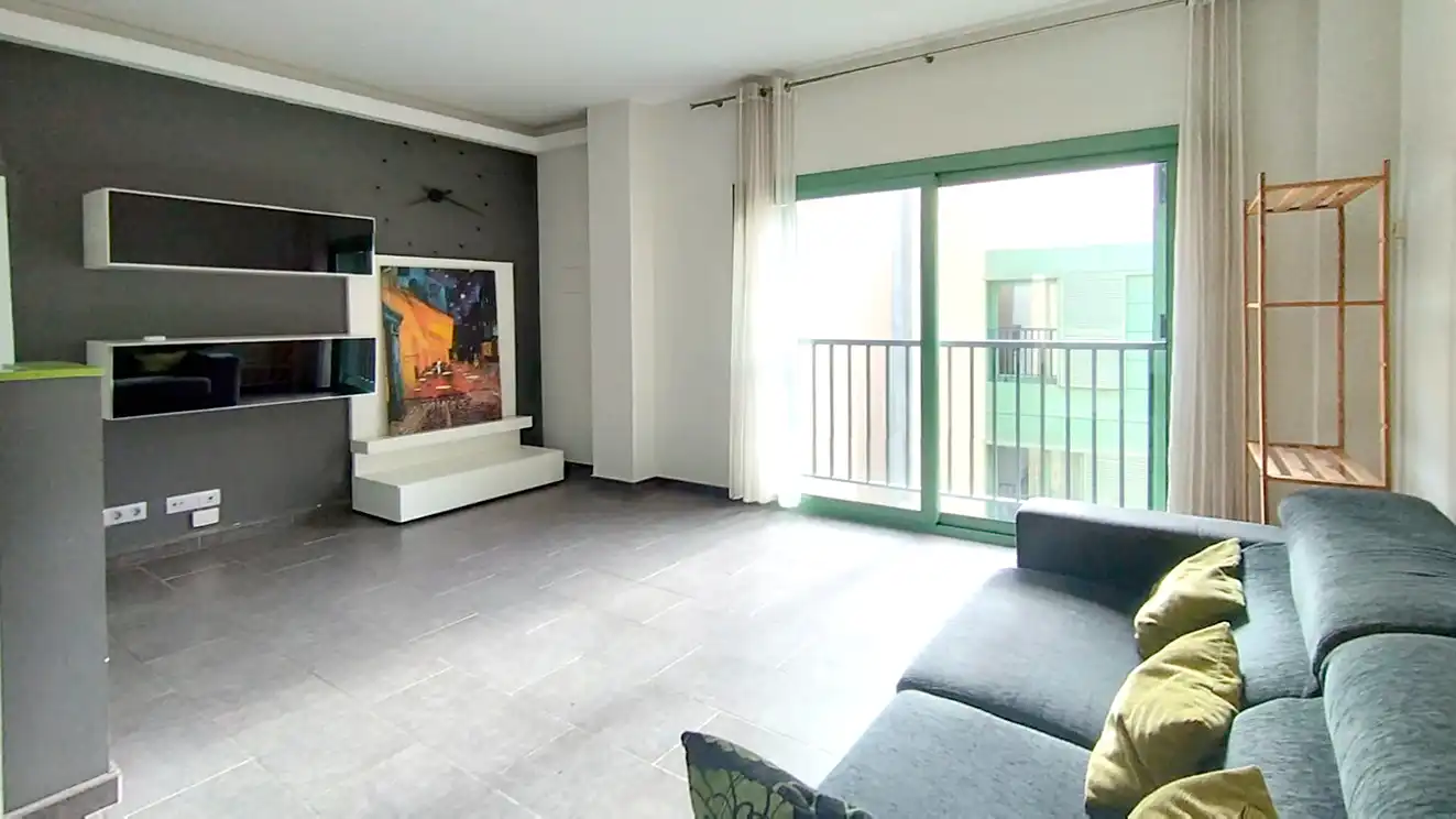 Sala de estar de Piso en venta en Barcelona con Calefacción y Horno