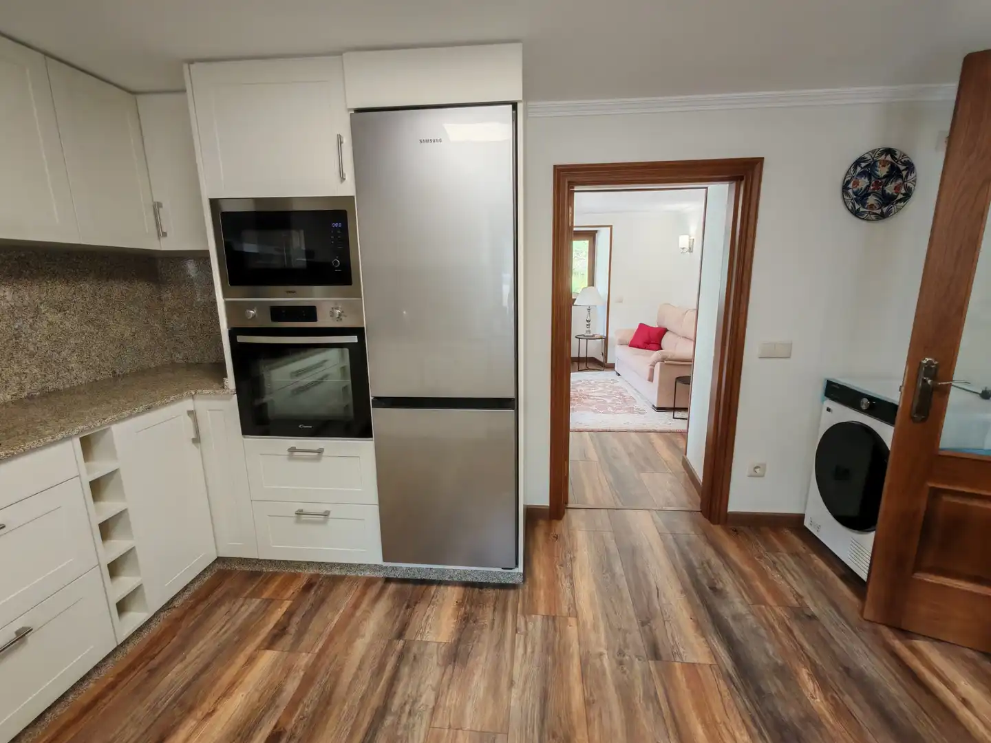 Cocina de Casa o chalet en venta en O Pino  con Calefacción, Jardín privado y Trastero