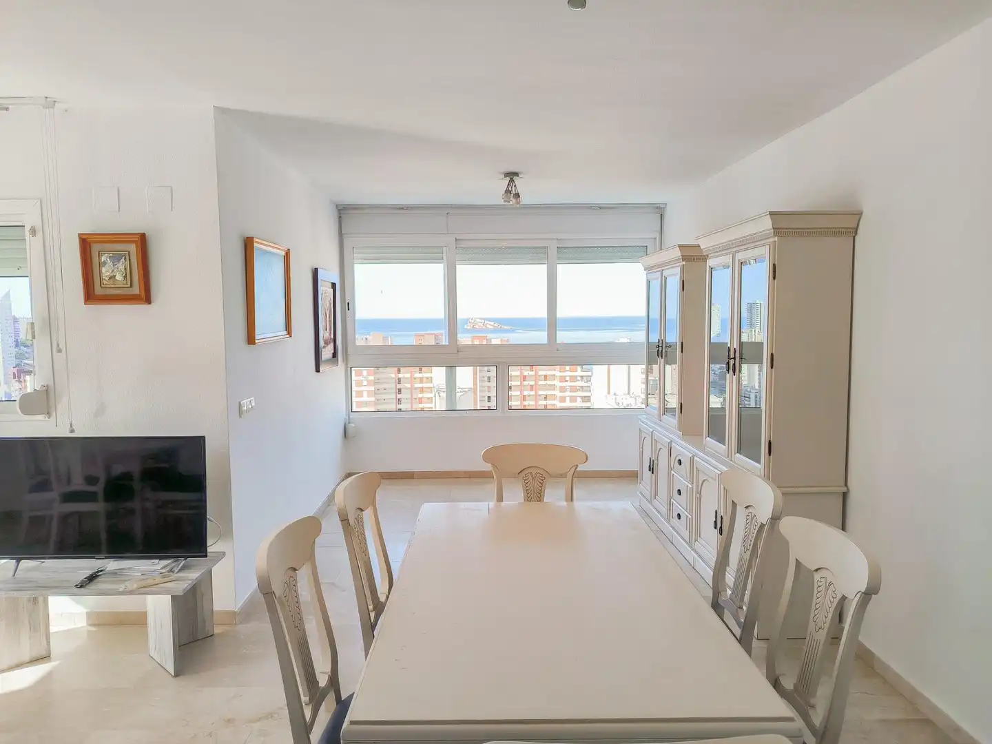 Menjador de Dúplex en venda en Benidorm amb Aire condicionat, Calefacció i Jardí privat