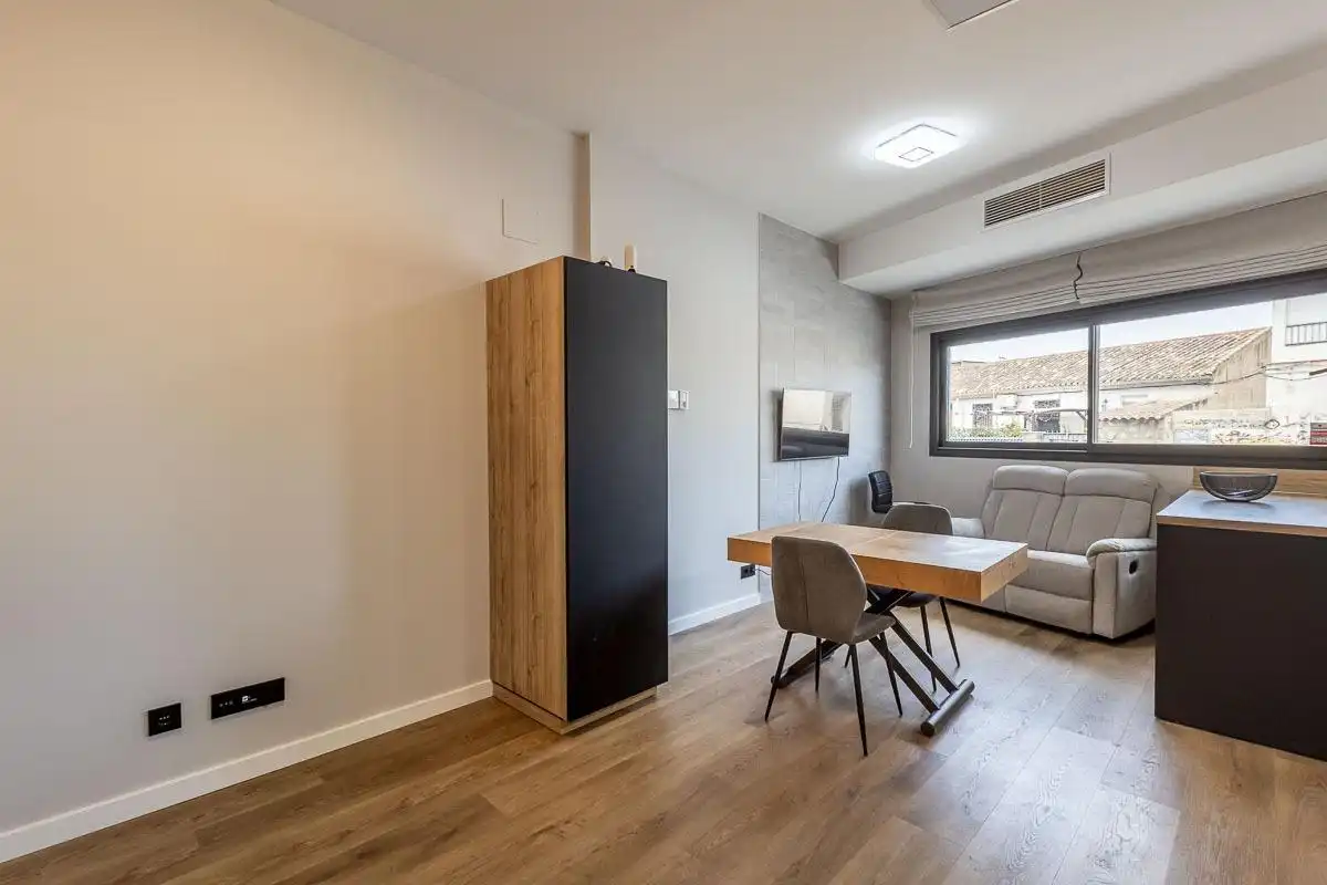 Sala de estar de Estudio en venta en Granada con Parquet