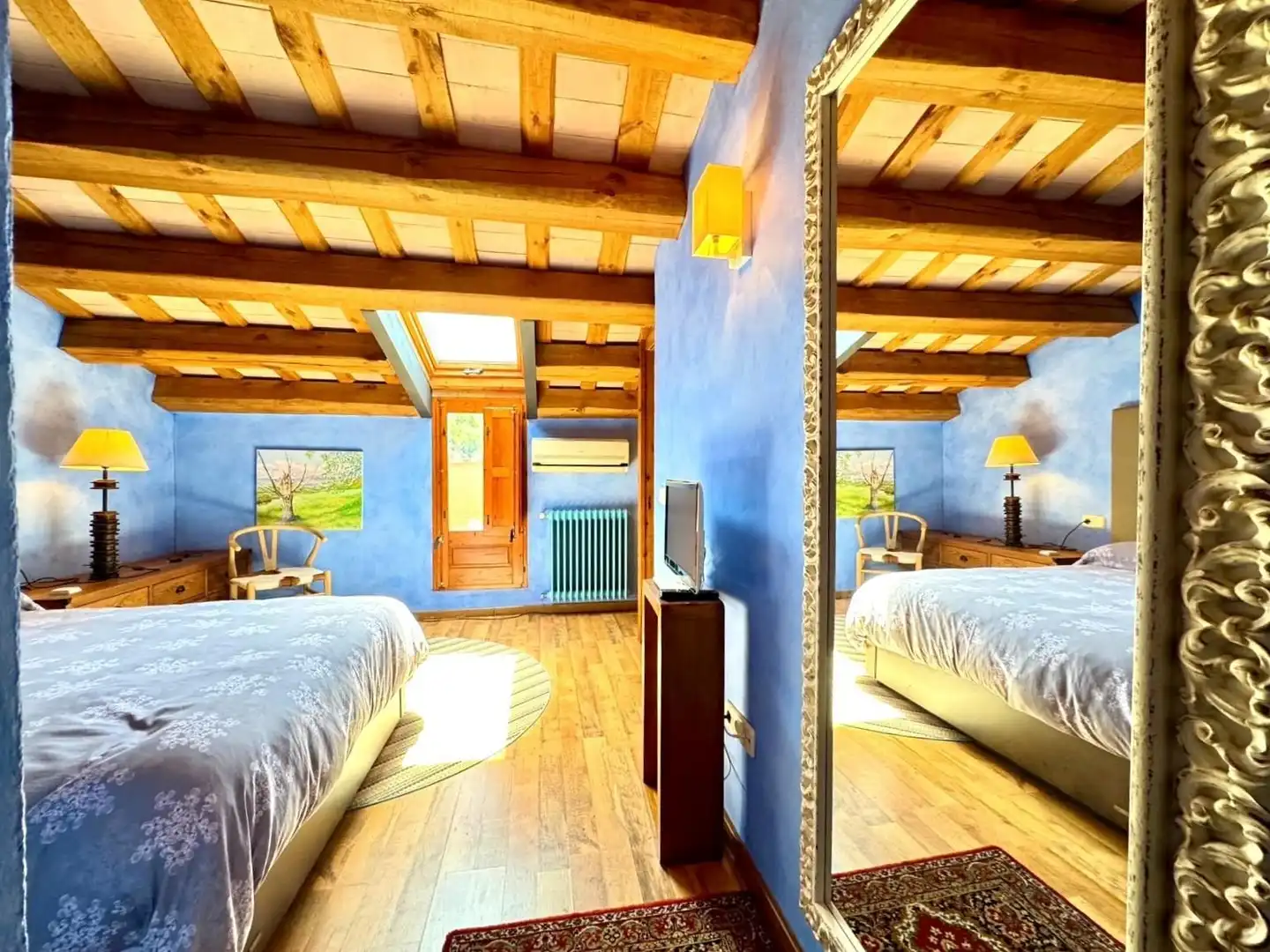 Schlafzimmer von Haus oder Chalet zum Verkauf in Ullastret mit Klimaanlage, Heizung und Privatgarten
