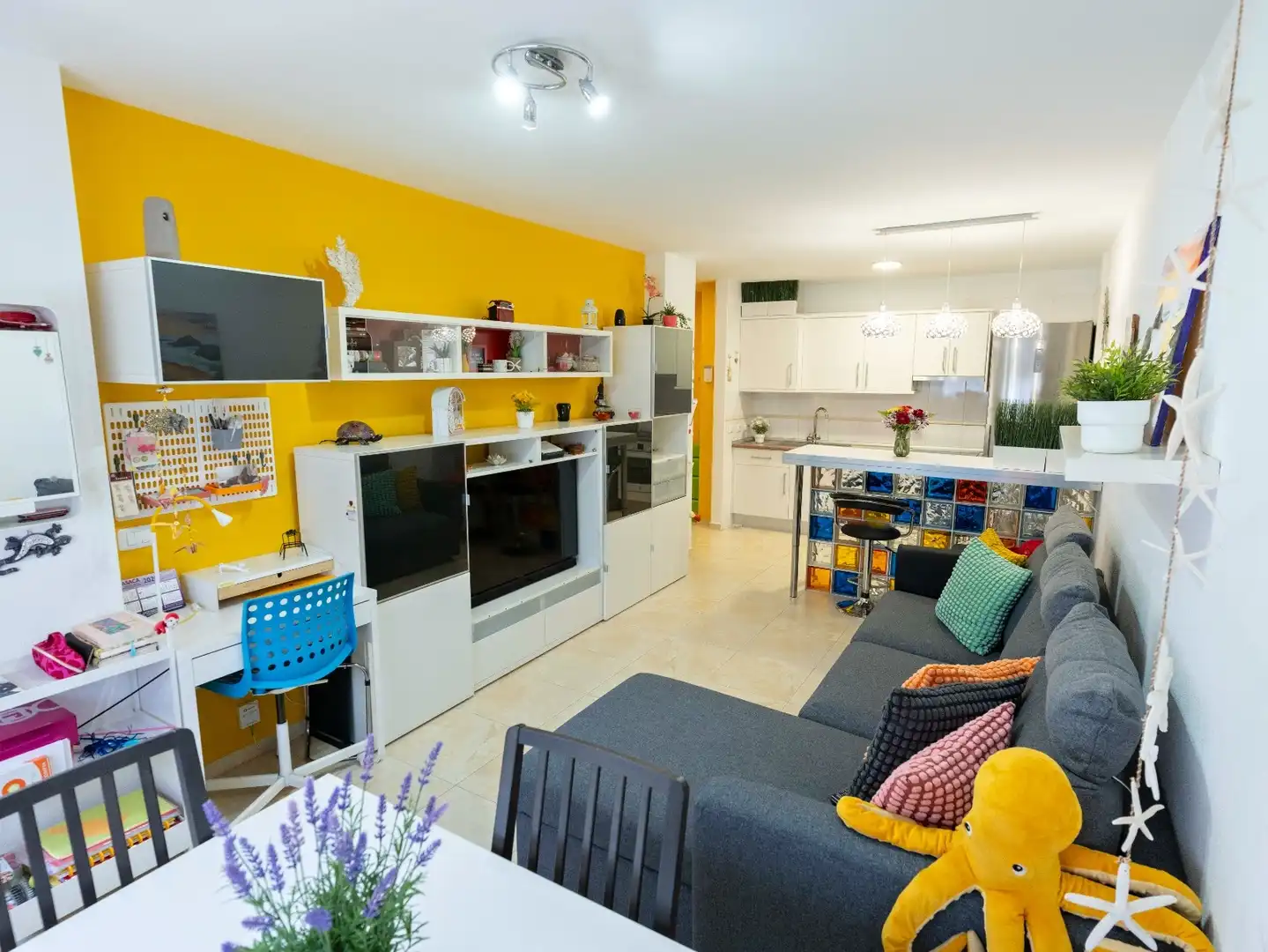 Sala d'estar de Apartament en venda en Güímar amb Aire condicionat, Calefacció i Traster