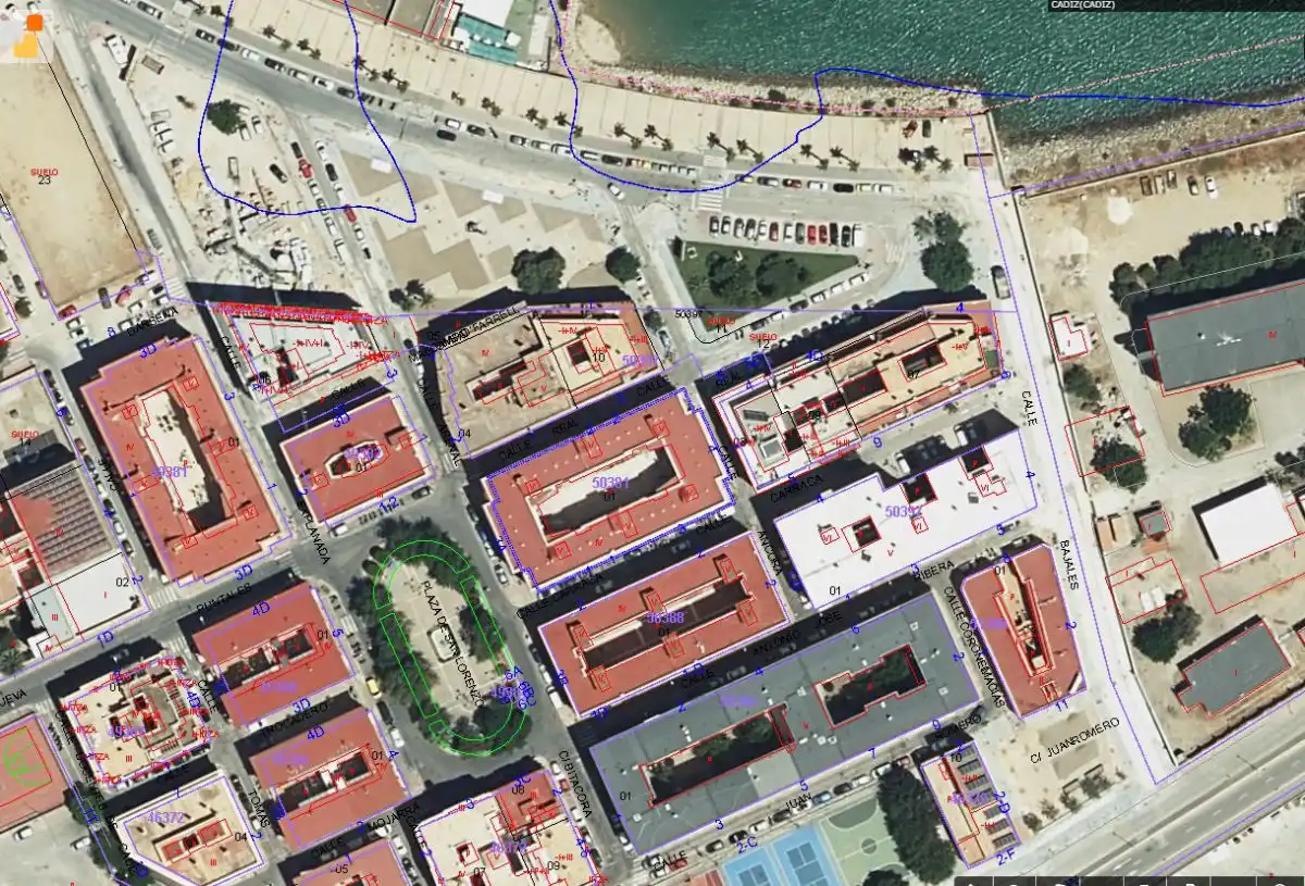Vista exterior de Piso en venta en Cádiz
