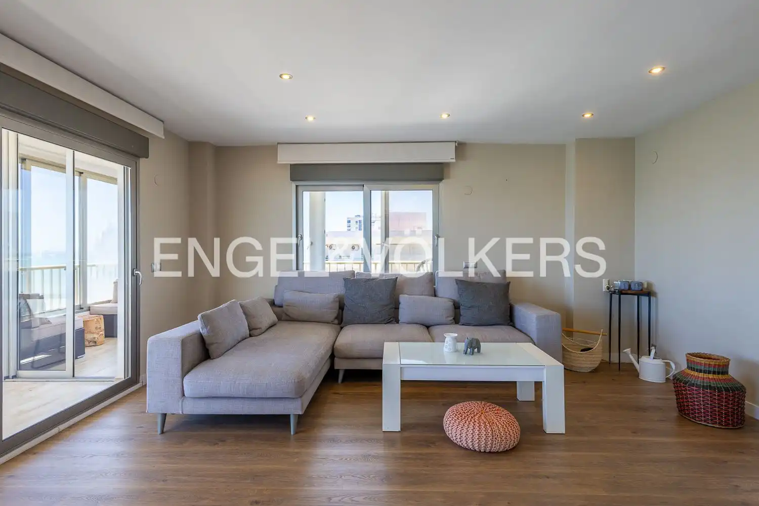 Living room of Flat for rent in Cullera  with Heating, Terrace and Swimming Pool