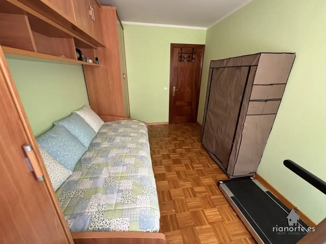 Bedroom of Flat for sale in Ribadesella  with Heating, Terrace and Furnished