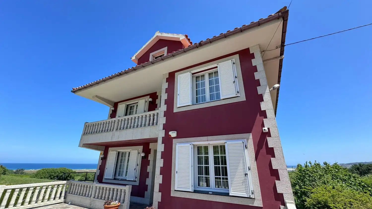 Exterior view of Houses for sale in Carballo  with Heating, Private garden and Swimming Pool