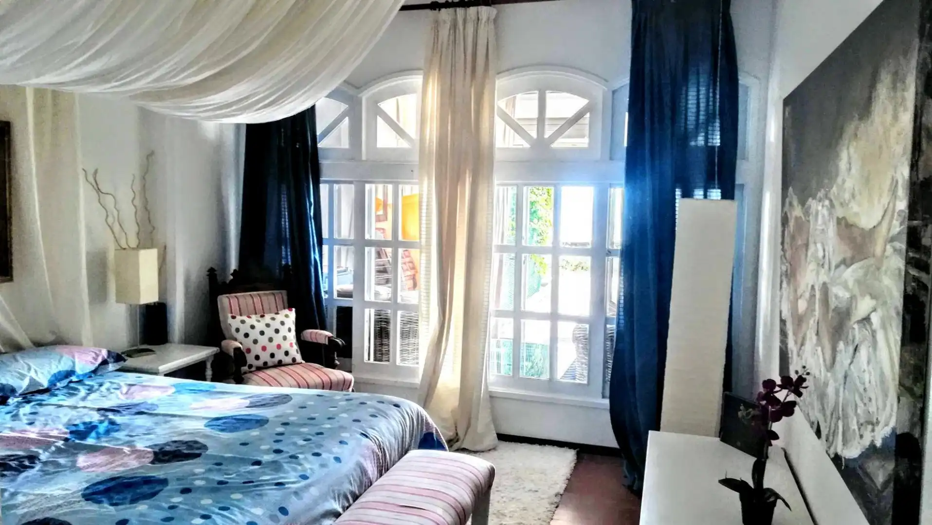Schlafzimmer von Wohnungen zur Miete in San Bartolomé de Tirajana mit Klimaanlage, Privatgarten und Terrasse