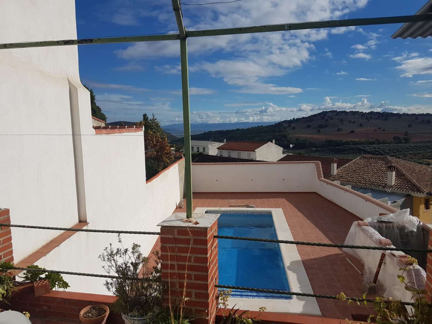 Swimming pool of Country house for sale in Illora  with Terrace, Storage room and Swimming Pool