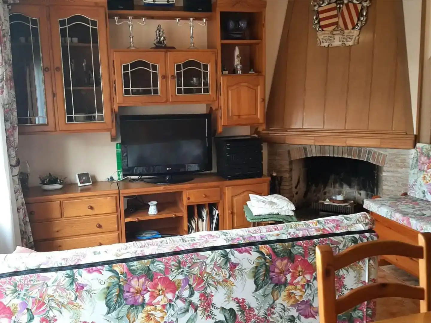 Sala d'estar de Casa o xalet en venda en Torredembarra amb Aire condicionat i Piscina